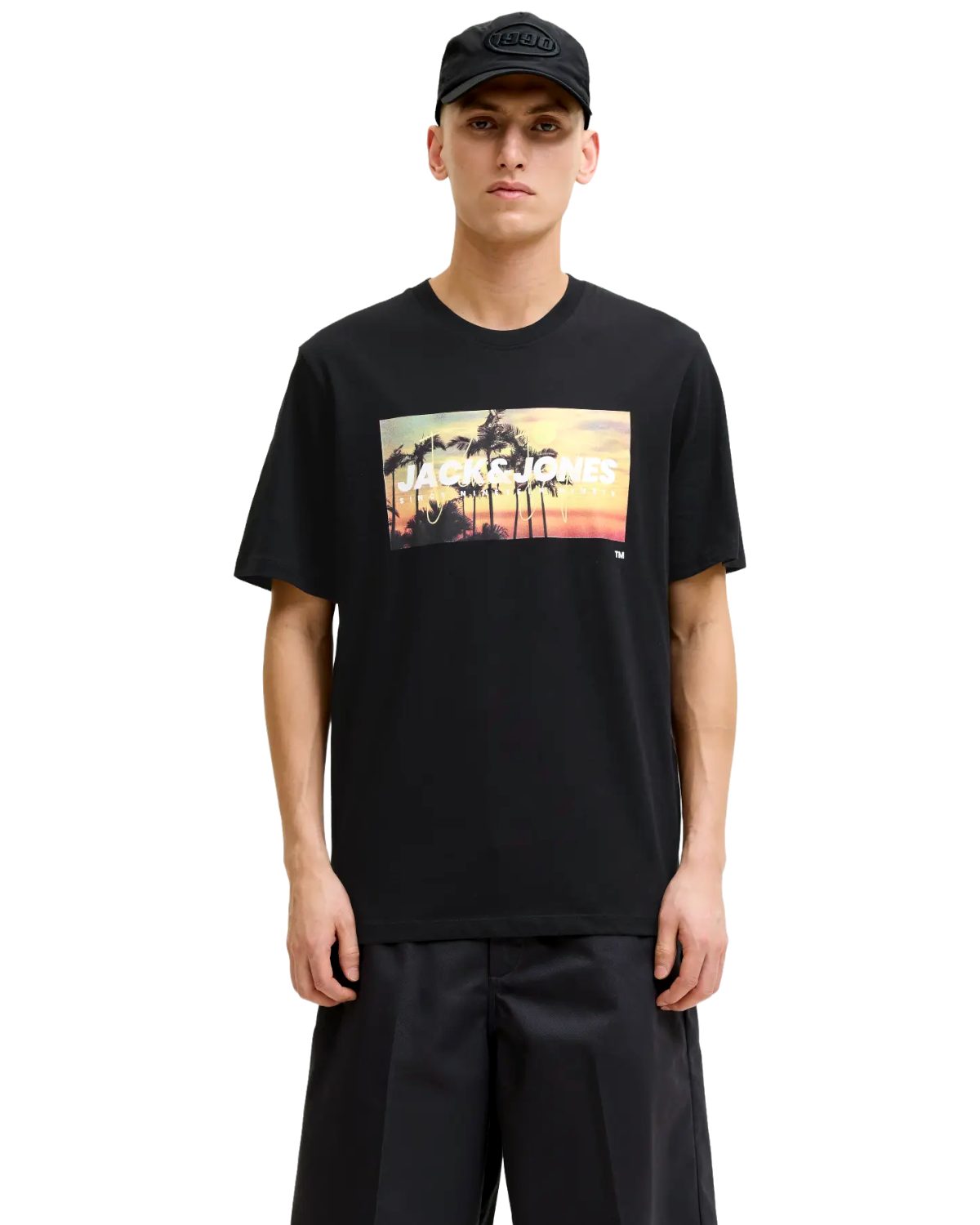 Jack & Jones Print-Shirt (Spar-Set, 3er-Pack) mit Logodruck, aus Baumwolle