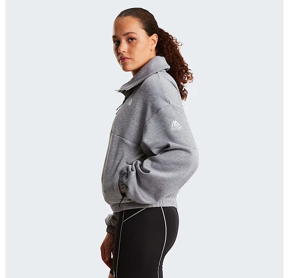 The North Face Sweatshirt W MA FLEECE INTEREST -  kurzes Damen Northface Sweatshirt 