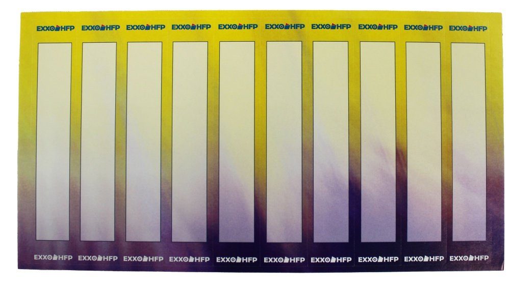 EXXO by HFP 2er selbstklebendem A4, Ringordner PP-Folie, Rückenschild Ringbuchmappe mit aus Rundringmechanik Perlfarben, Ringbuch und