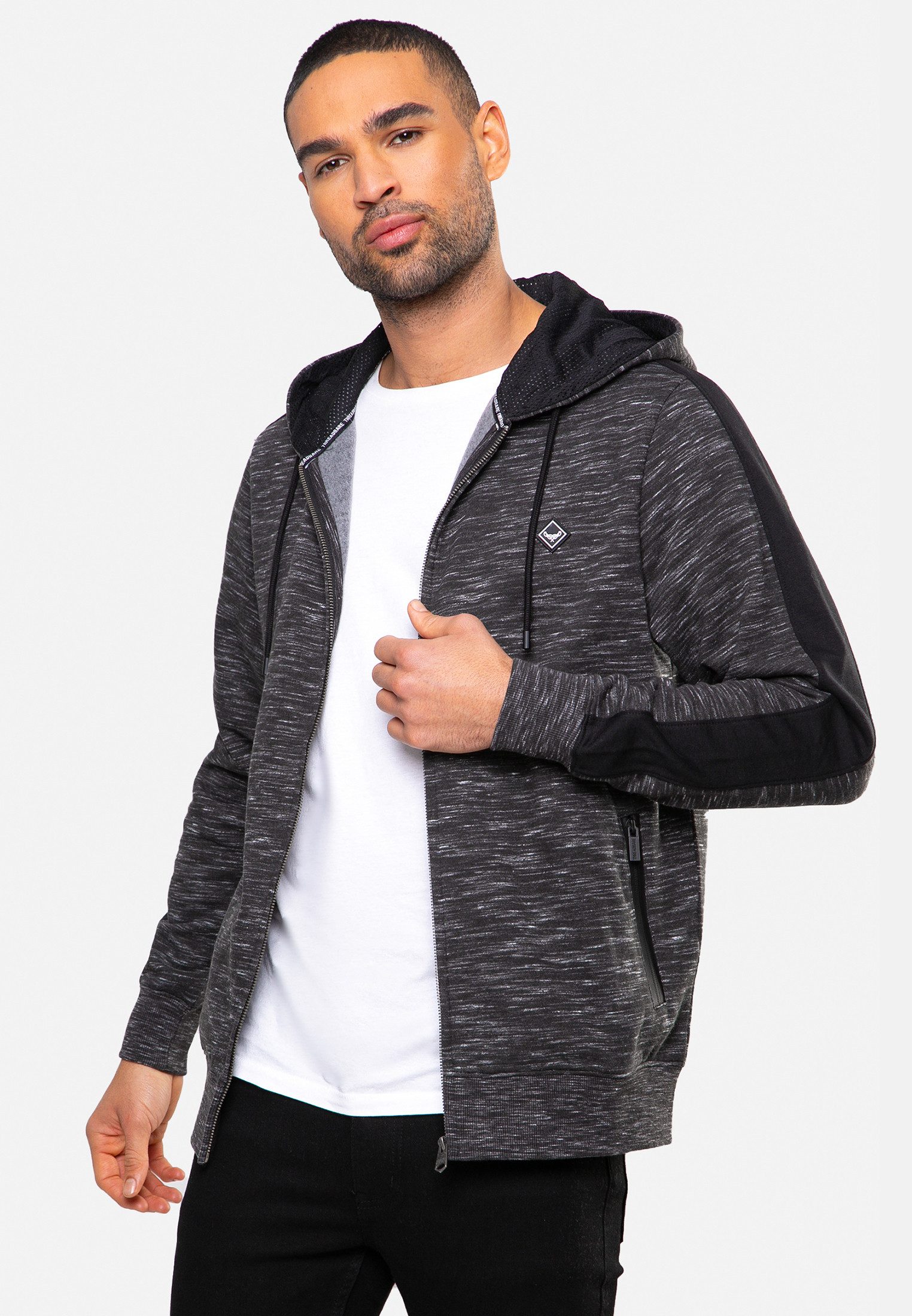 Threadbare Sweatjacke Harman (1-tlg) mit praktischer Kapuze