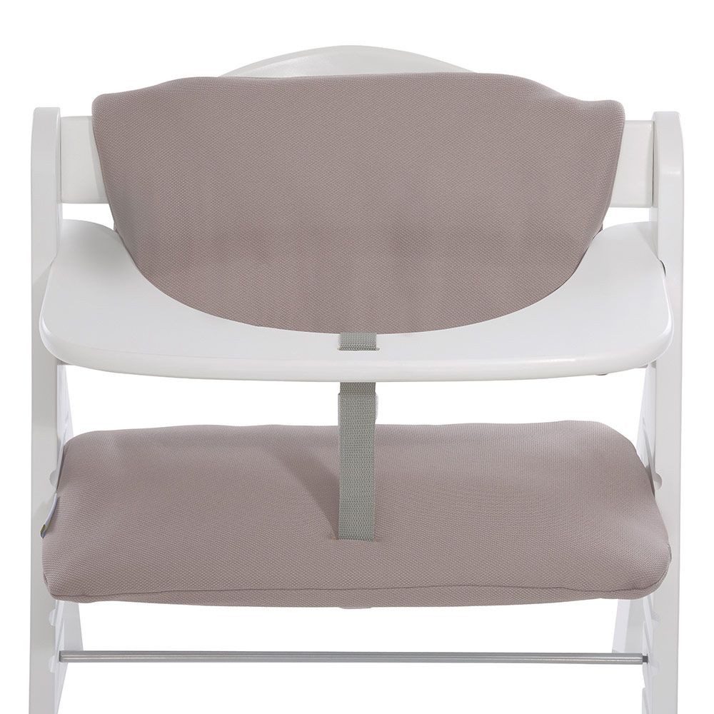 Hauck Hochstuhlauflage Deluxe - Stretch Beige, Sitzkissen Sitzauflage für Hauck Alpha+, Beta+ & Arketa Hochstuhl