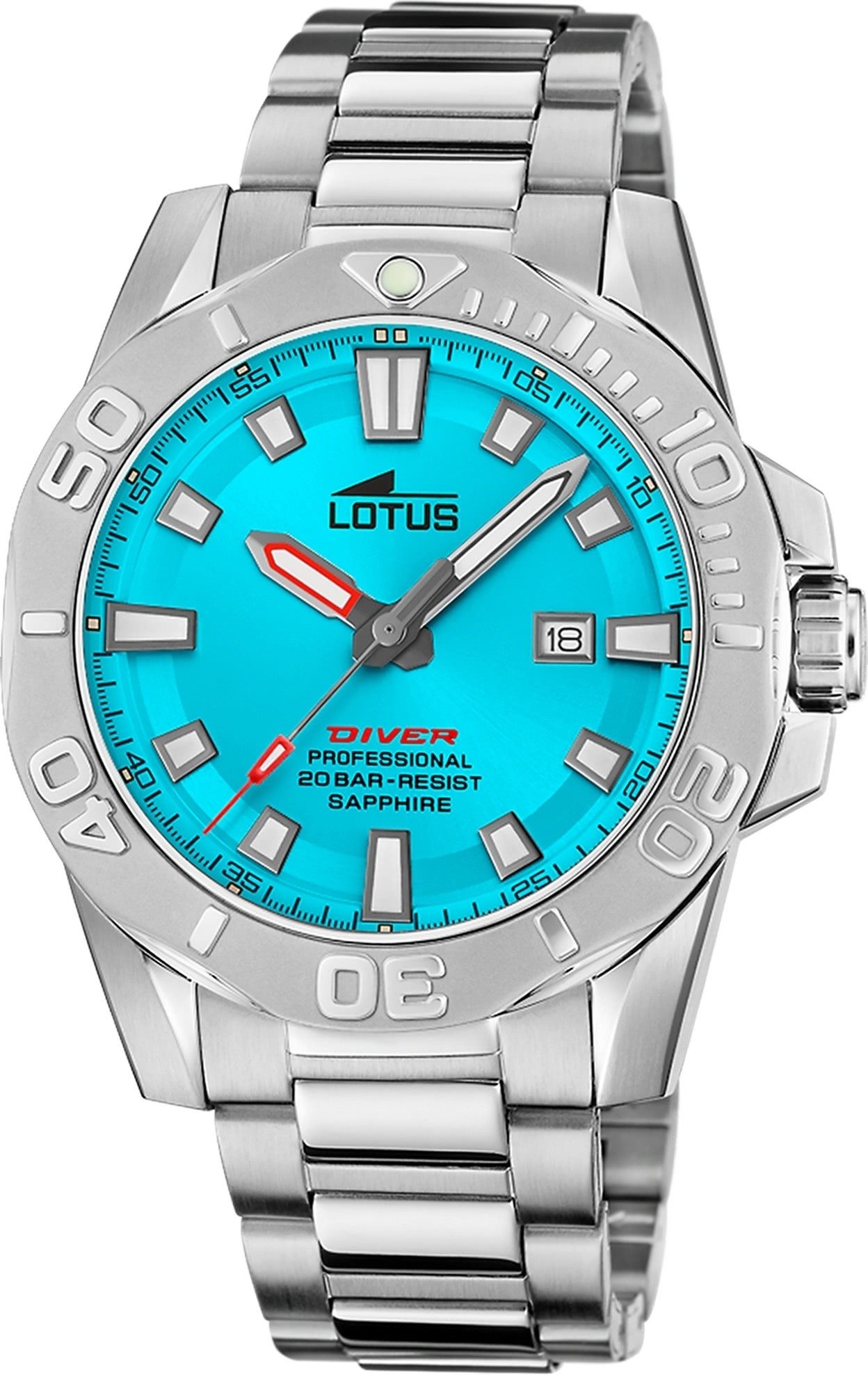 Quarzuhr Lotus Herrenuhr Edelstahl silber Lotus