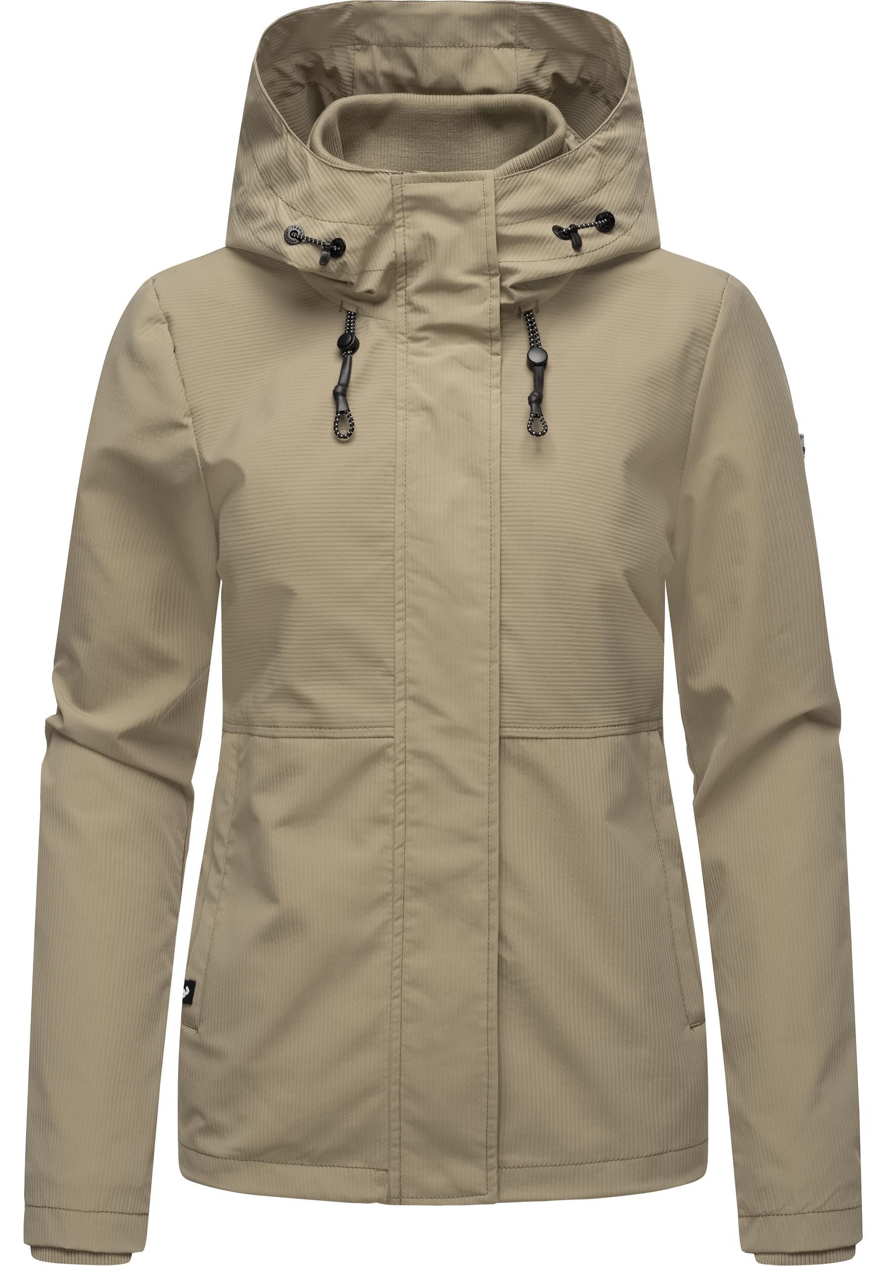 Ragwear Outdoorjacke Sunniva B Übergangsjacke wasserdicht mit feiner Rillen günstig online kaufen