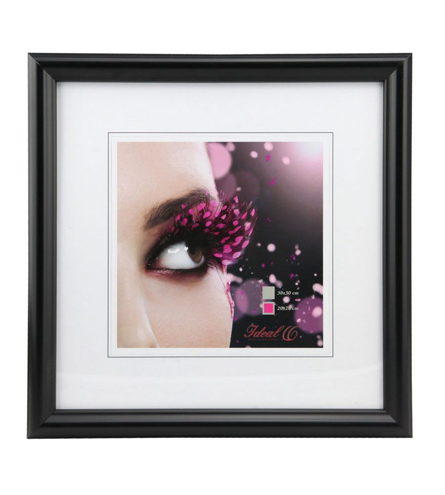 IDEAL TREND Bilderrahmen HR-22 Bilderrahmen Holz Rahmen quadratisch Fotorahmen Collage Wanddeko, für 1 Bilder (1 St), Natürliche Holzmaserung sichtbar, leichte Farbabweichungen möglich