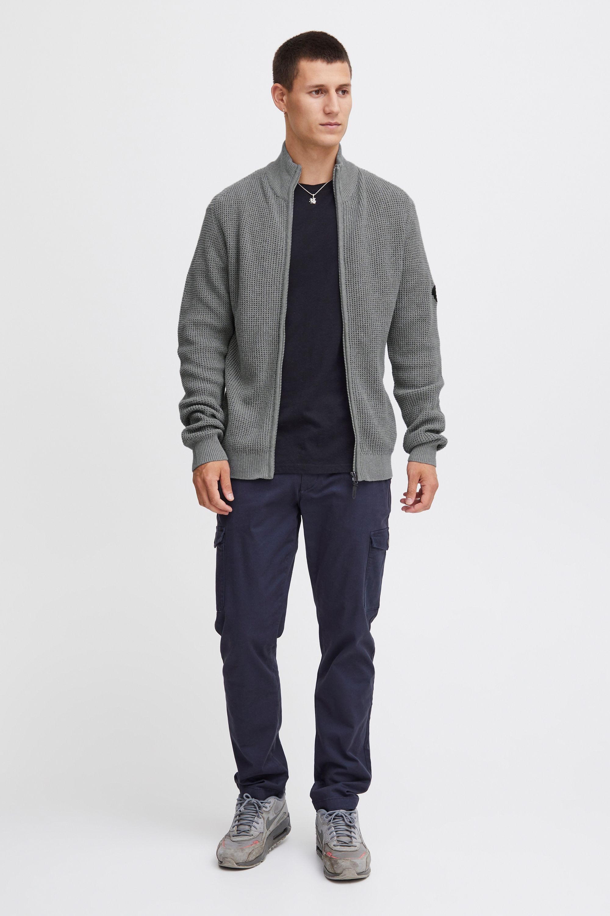 Indicode Strickjacke IDRevil Knit Modischer Pullover günstig online kaufen