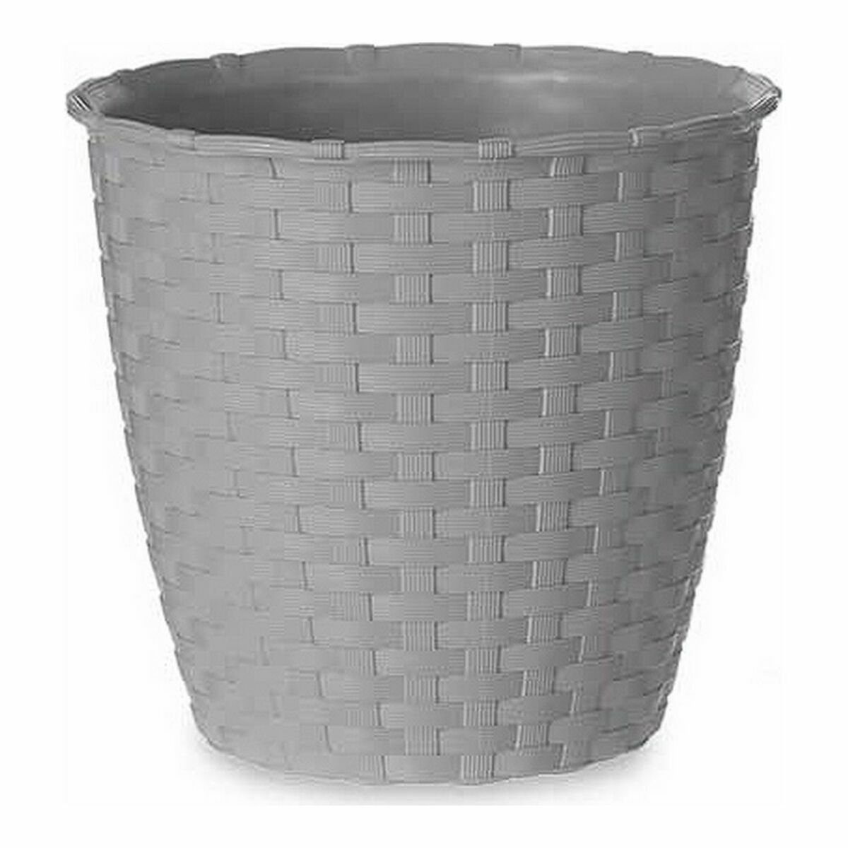 Stefanplast 14 cm 12 Blumentopf 14 Blumenkasten Kunststoff Grau x 13 x Stück