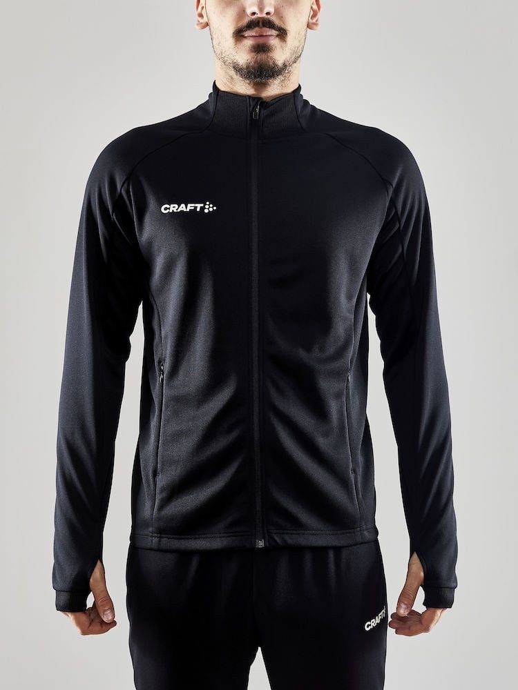 Craft Trainingsjacke Evolve Full Zip - strapazierfähige Mid-Layer-Jacke aus Stretchmaterial