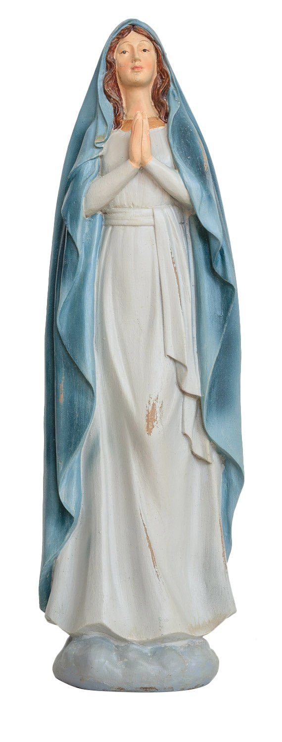 Aubaho Kunststein Dekofigur aus Figur 41cm Maria Skulptur Madonna Antik-S Heiligenfigur