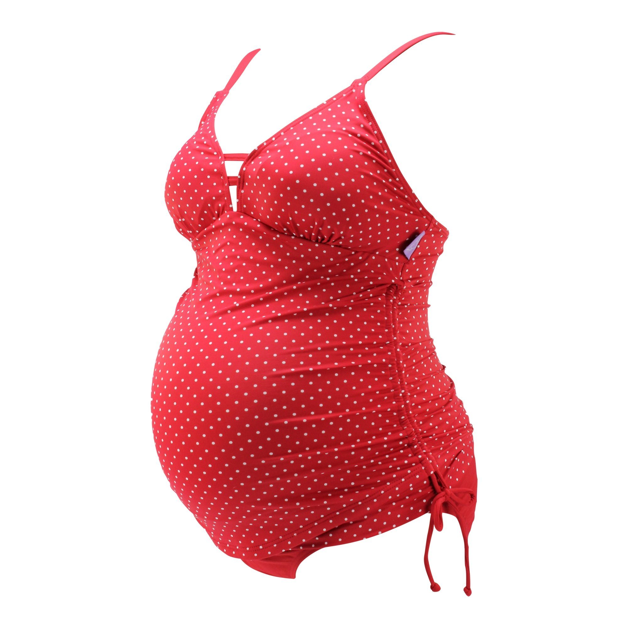 UND Design in Tankinitop amour B/C/D 2-St., in Hamburg, bequem. petit (Set, Umstandstankini made Rot und Professionelles AVA stylish Bikinislip), Cup