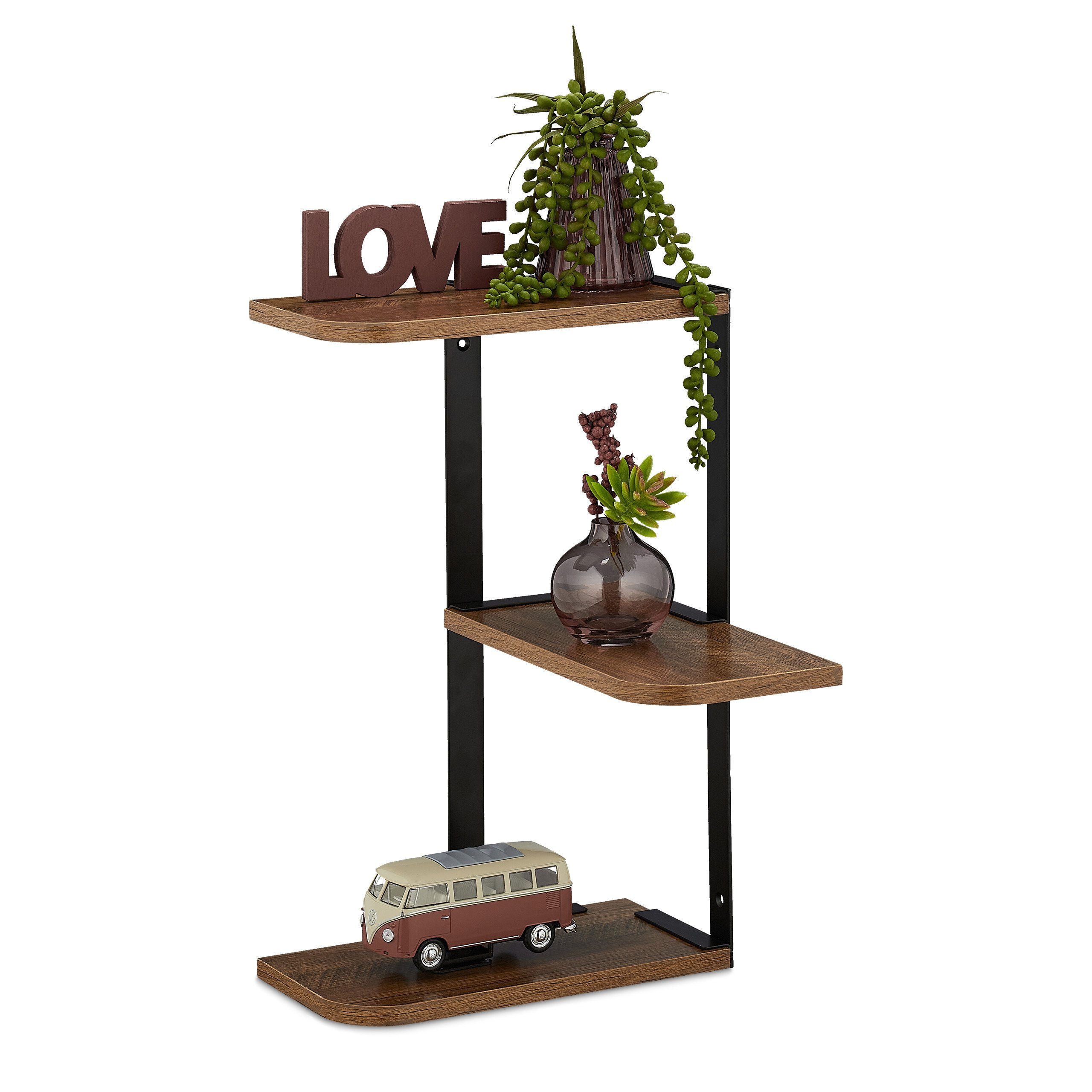 relaxdays Eckregal Wand günstig online kaufen