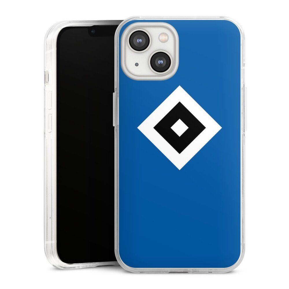 DeinDesign Handyhülle HSV Logo Hamburger SV HSV Blau, Apple iPhone 14 Hülle Bumper Case Handy Schutzhülle Smartphone Cover