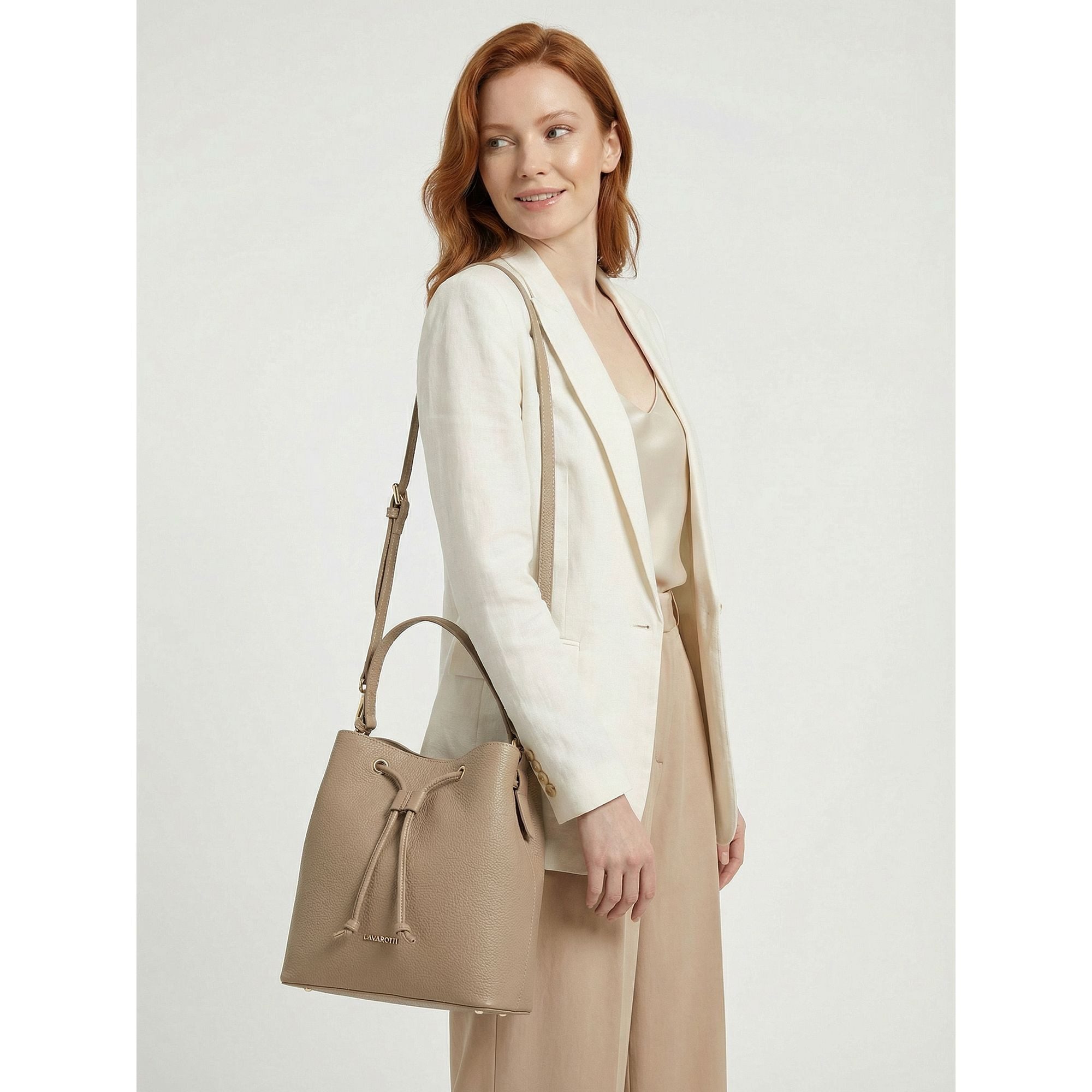 Lazarotti Beuteltasche Bologna Leather, Leder