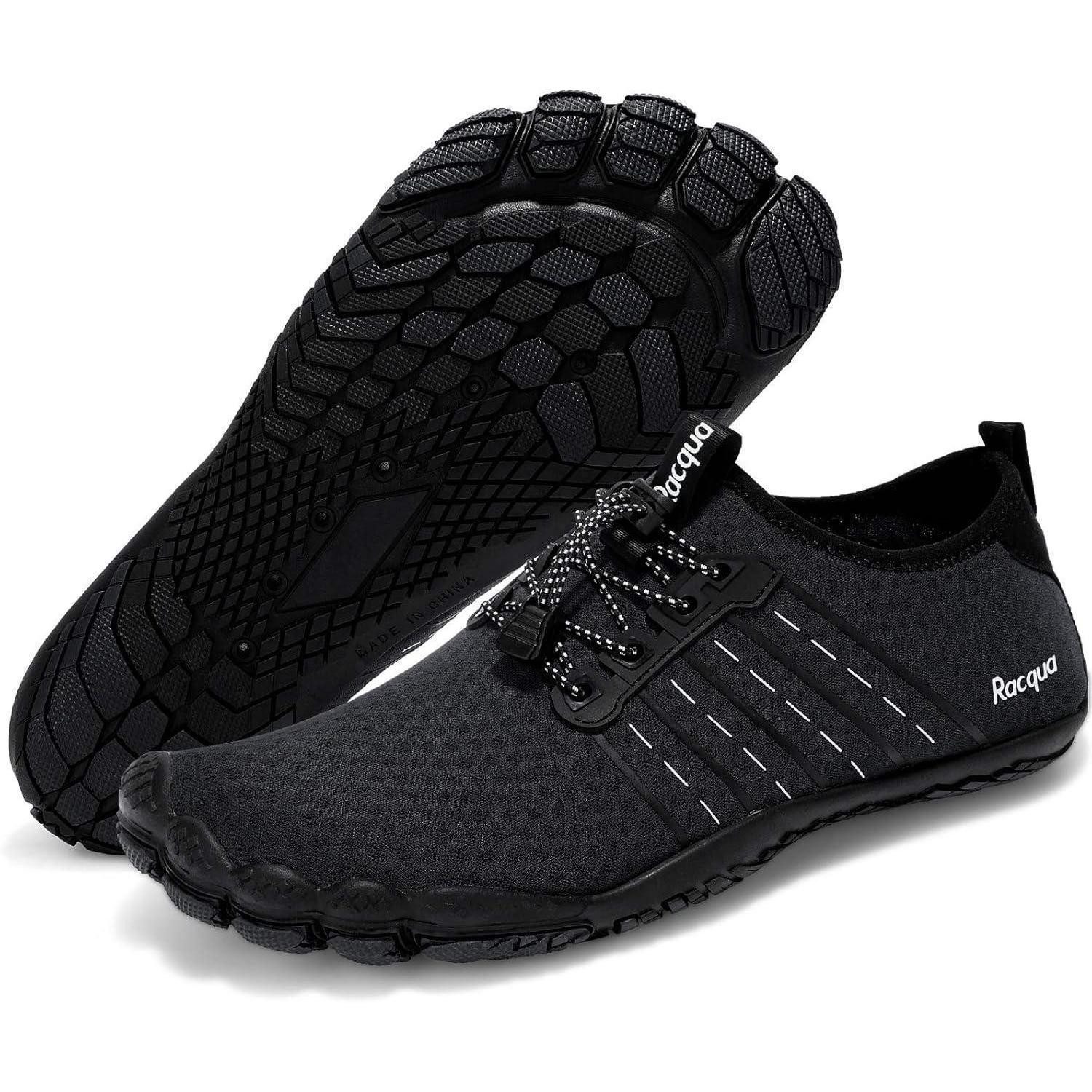 LuxusKollektion Wasserschuhe Barfuß Mesh Composite 5.5 Women 4.5 Men Wz112 Black Wasserschuh
