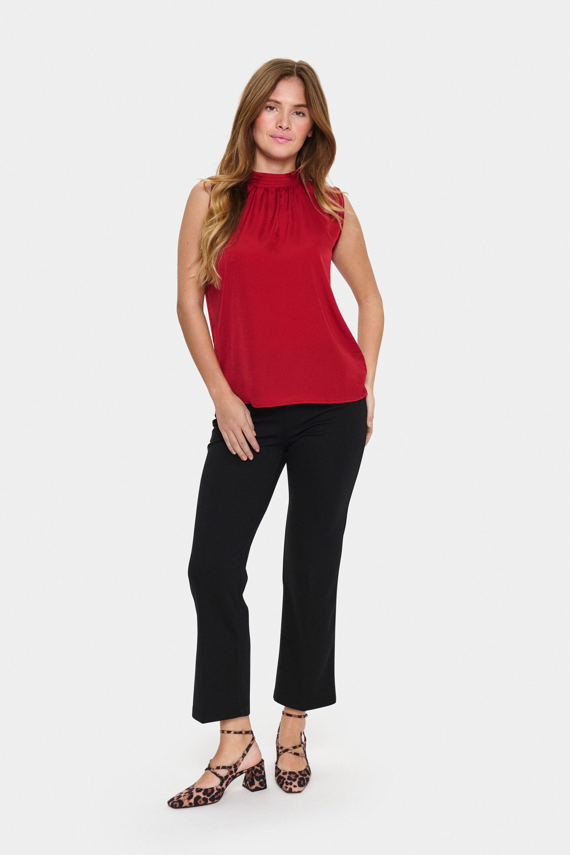 Saint Tropez Blusentop Ärmellose Bluse AileenSZ günstig online kaufen