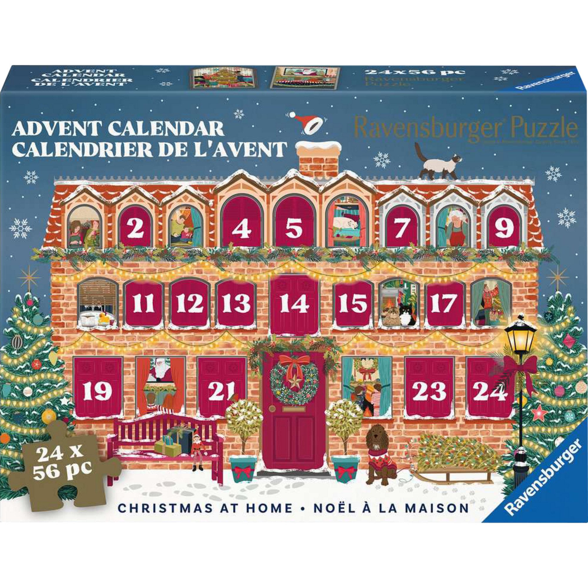 Ravensburger Puzzle Ravensburger Puzzle Adventskalender Christmas at, Puzzleteile