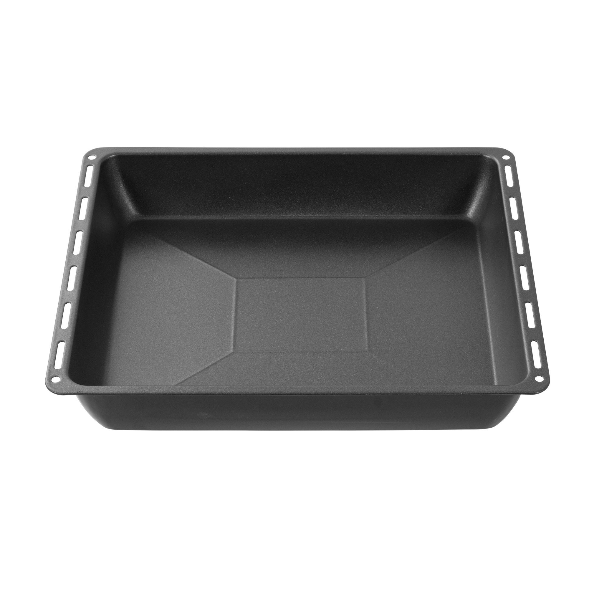 ICQN Backblech 455 x 375 mm, Antihaftbeschichtung, (1-St), Extra Tiefe Fettpfanne für Backofen und Herd, Non-Stick