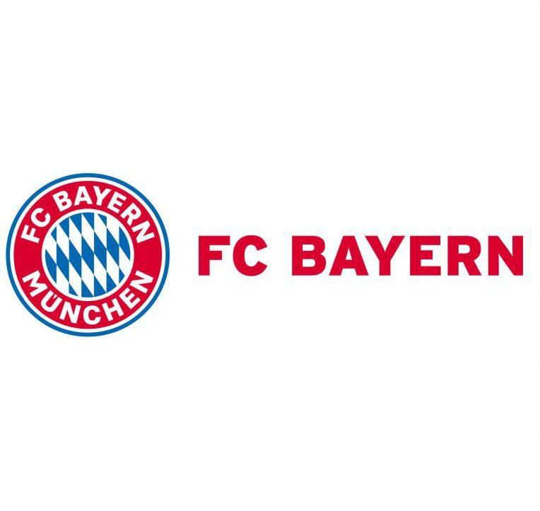 Wall-Art Wandtattoo FCB München Logo + Schriftzug (1 St)