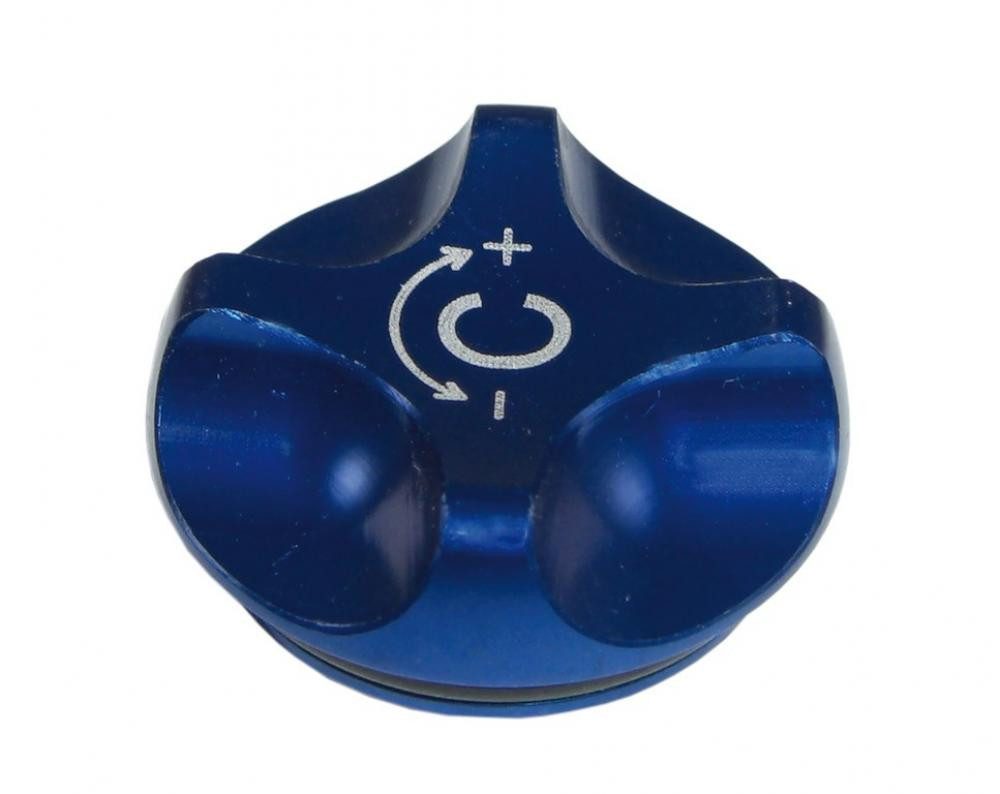 SR Suntour Federgabel Einstellknopf SR Suntour für Druckstufe für SF10 Durolux RCA blau