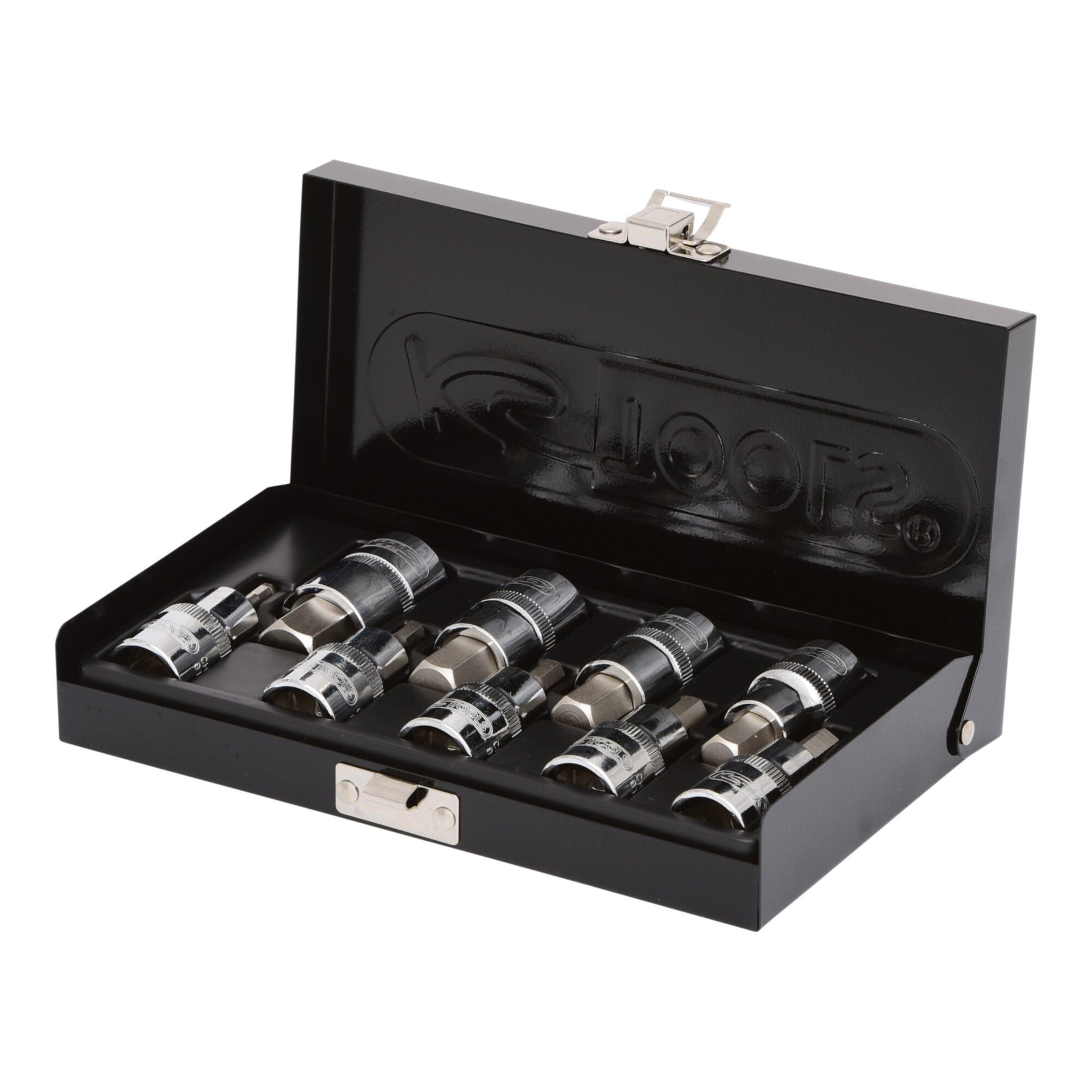 KS Tools Steckschlüssel KS Tools 1/2" CHROMEplus Bit-Stecknuss-Satz Innensechskant, 9-teilig 4