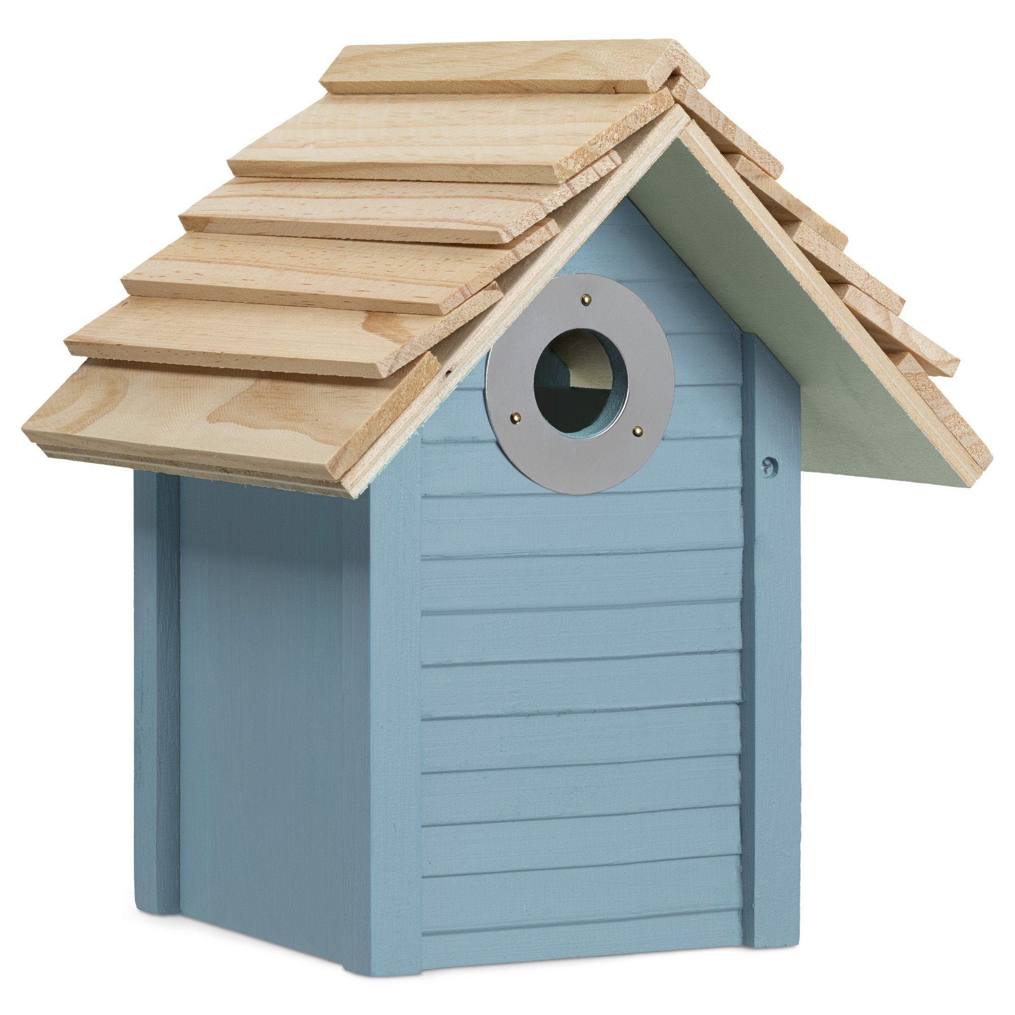 Tierhaus Vogelhaus zum Aufhängen - Nistkasten - Vogelhäuschen Blau