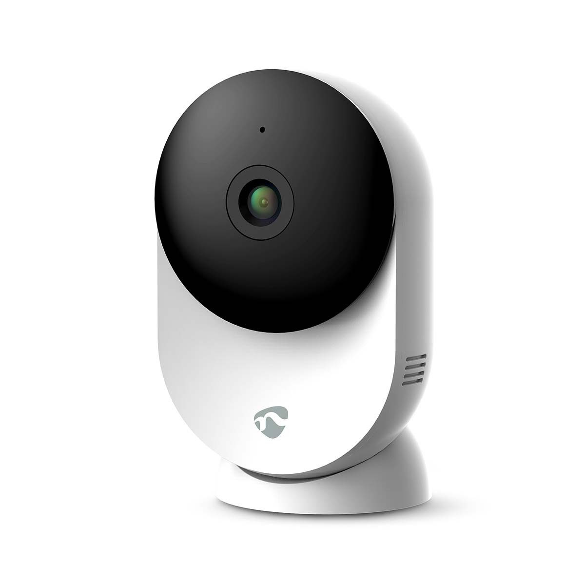 Nedis Überwachungskamera WIFICI12CWT (1-tlg., 3MP Full HD, Dual-Band WLAN, Nachtsicht, Zwei-Wege-Audio, flexibel)