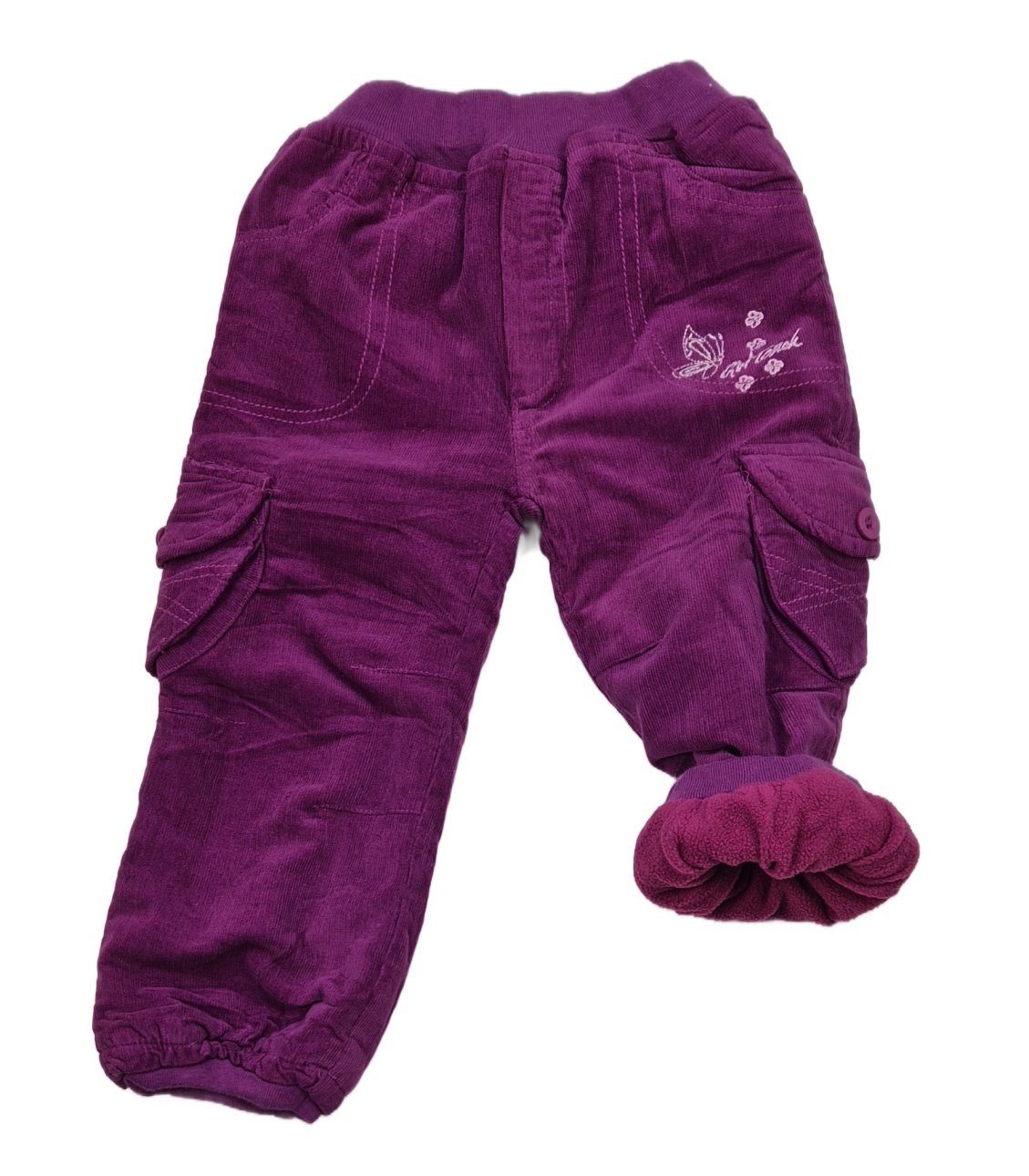 Girls Fashion Thermohose Mädchen Thermohose, gefütterte Cordhose, MT10