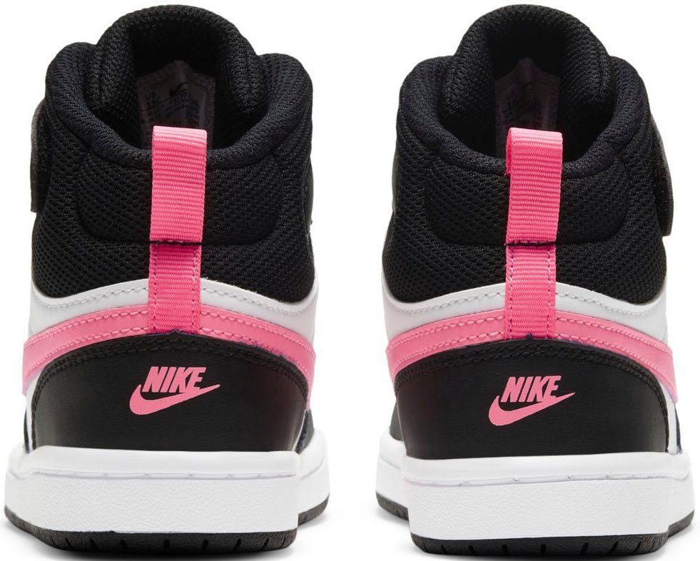 Nike Sportswear COURT BOROUGH Force Design 2 1 Spuren auf den Sneaker Air des schwarz MID (PS)