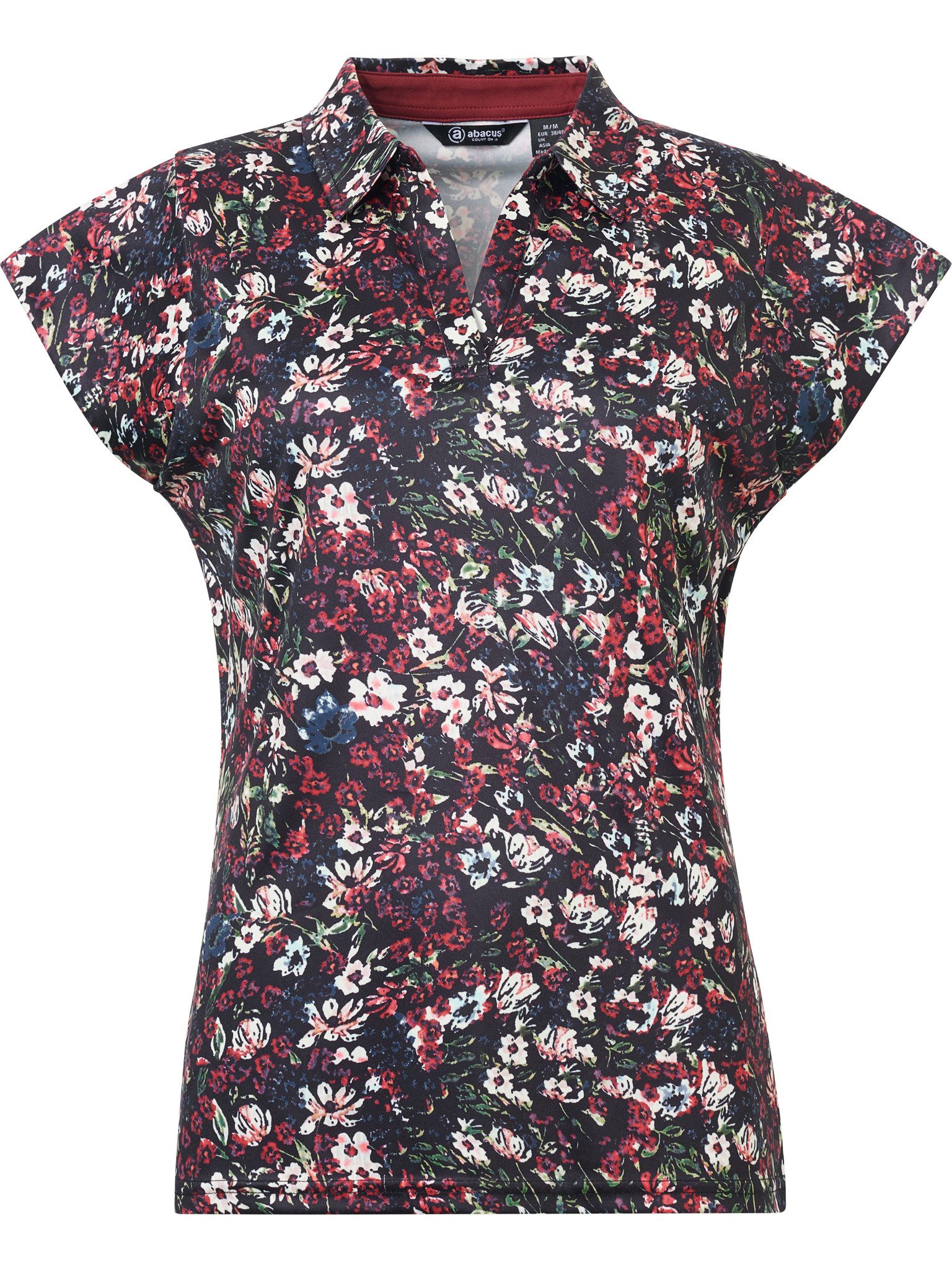 Daily Sports Poloshirt Abacus Golf Polo Victoria Drycool Flowerprint Damen