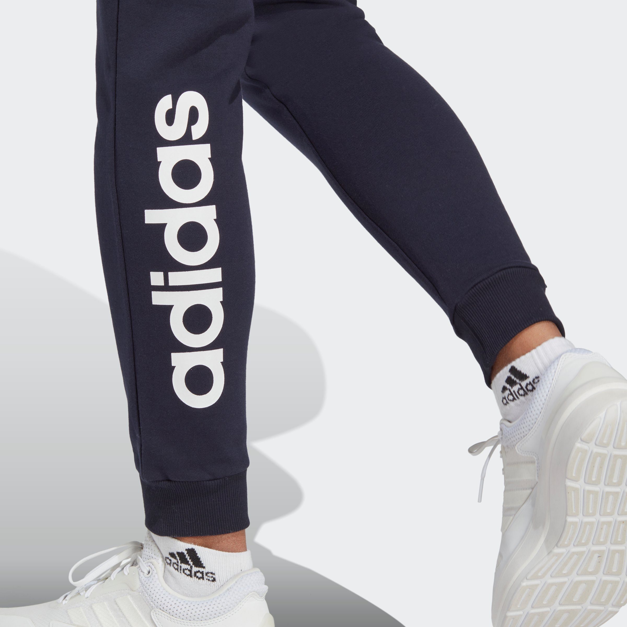 adidas Sportswear Sporthose (1-tlg) Legend TERRY Ink HOSE LINEAR FRENCH CUFFED ESSENTIALS