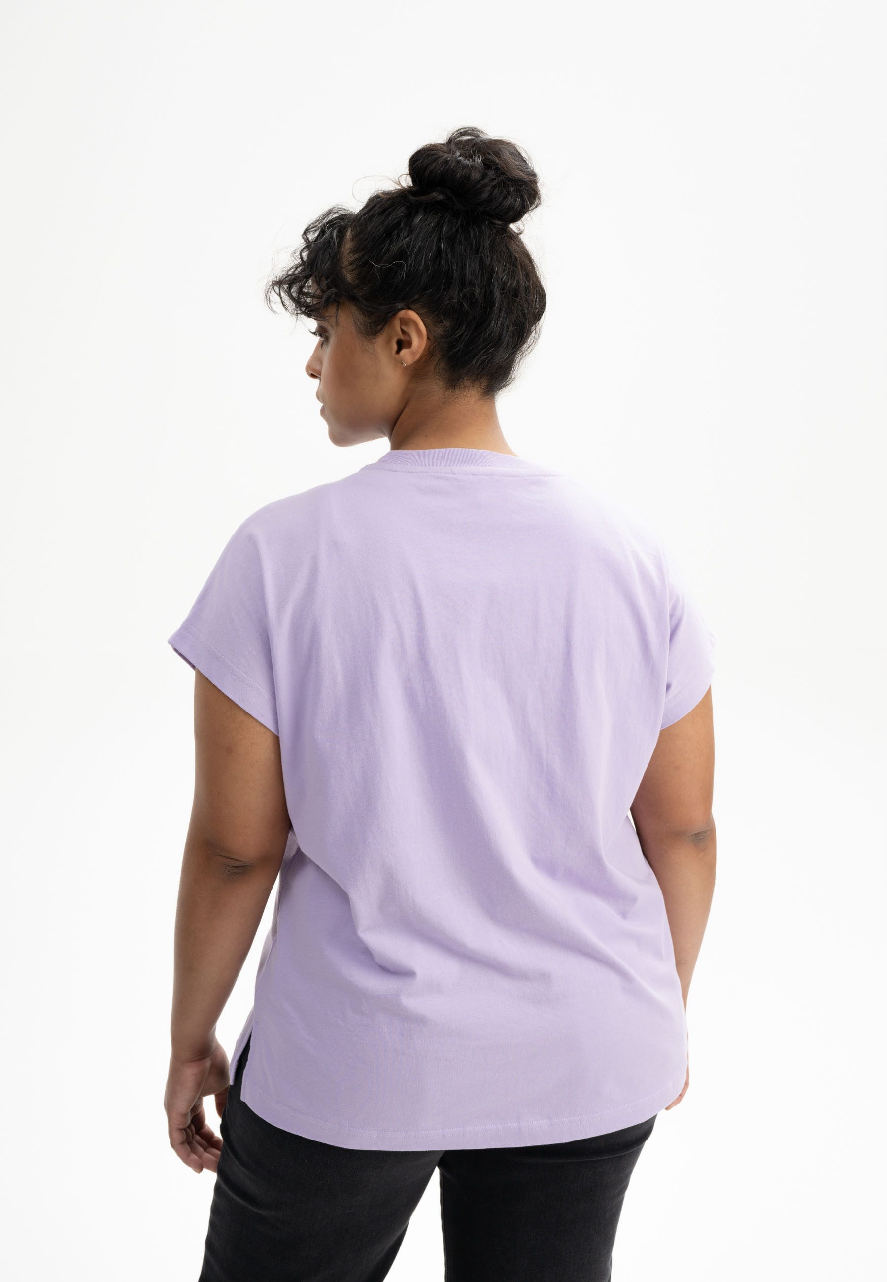 MELA Kurzarmshirt T-Shirt MADHU Fein gerippter günstig online kaufen