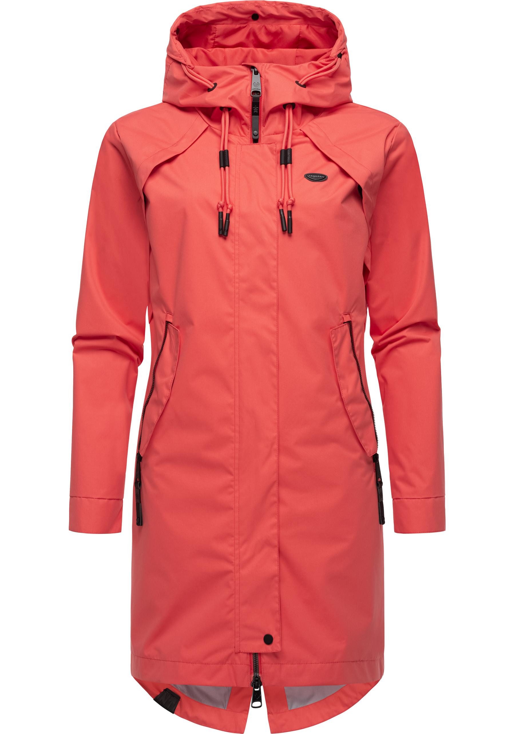 Ragwear Jerseymantel Rejany Wasserdichter Damen Parka für die Übergangszeit