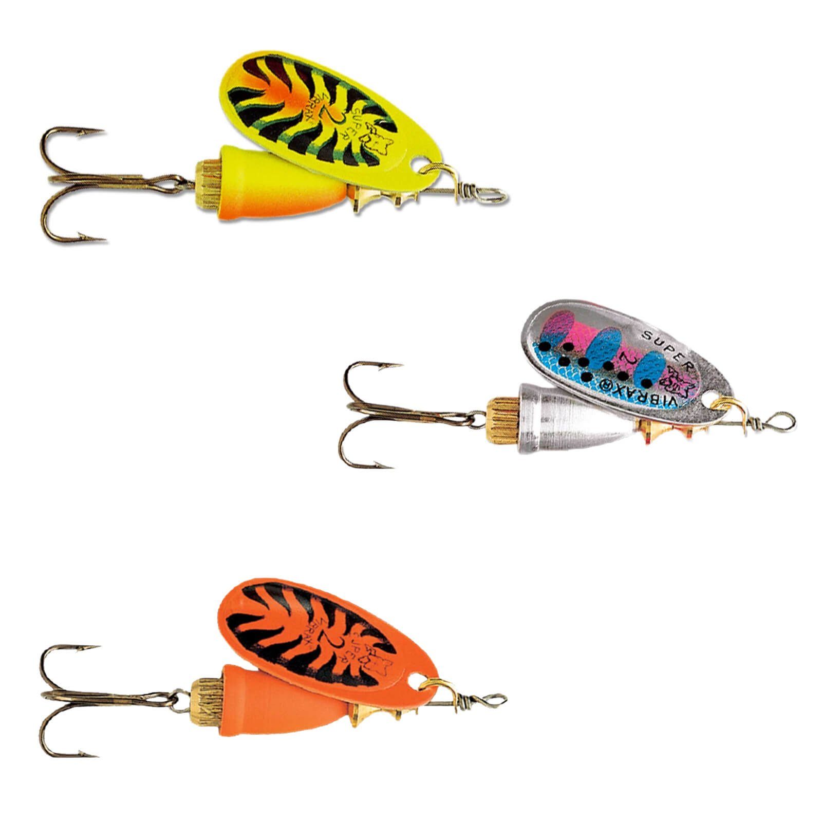 Blue Fox Kunstköder, Blue Fox Vibrax Fluorescent 10g RTP Trout Spinner
