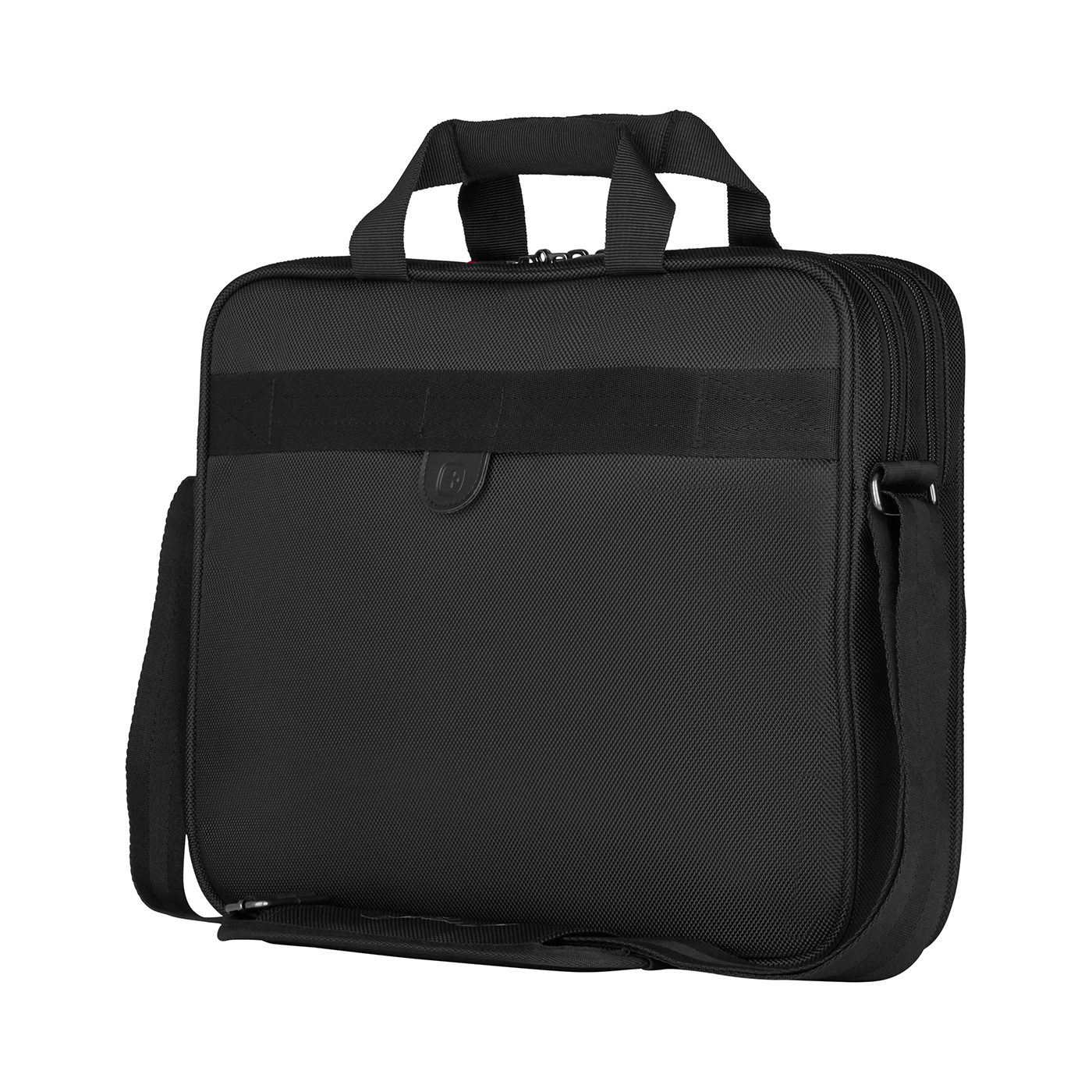 Wenger Laptoptasche Sensor 16 Zoll Laptop-Aktentasche mit Tablet-Fach, schwarz, Gepolstertes Laptop-Fach mit Anti-Kratz-Futter