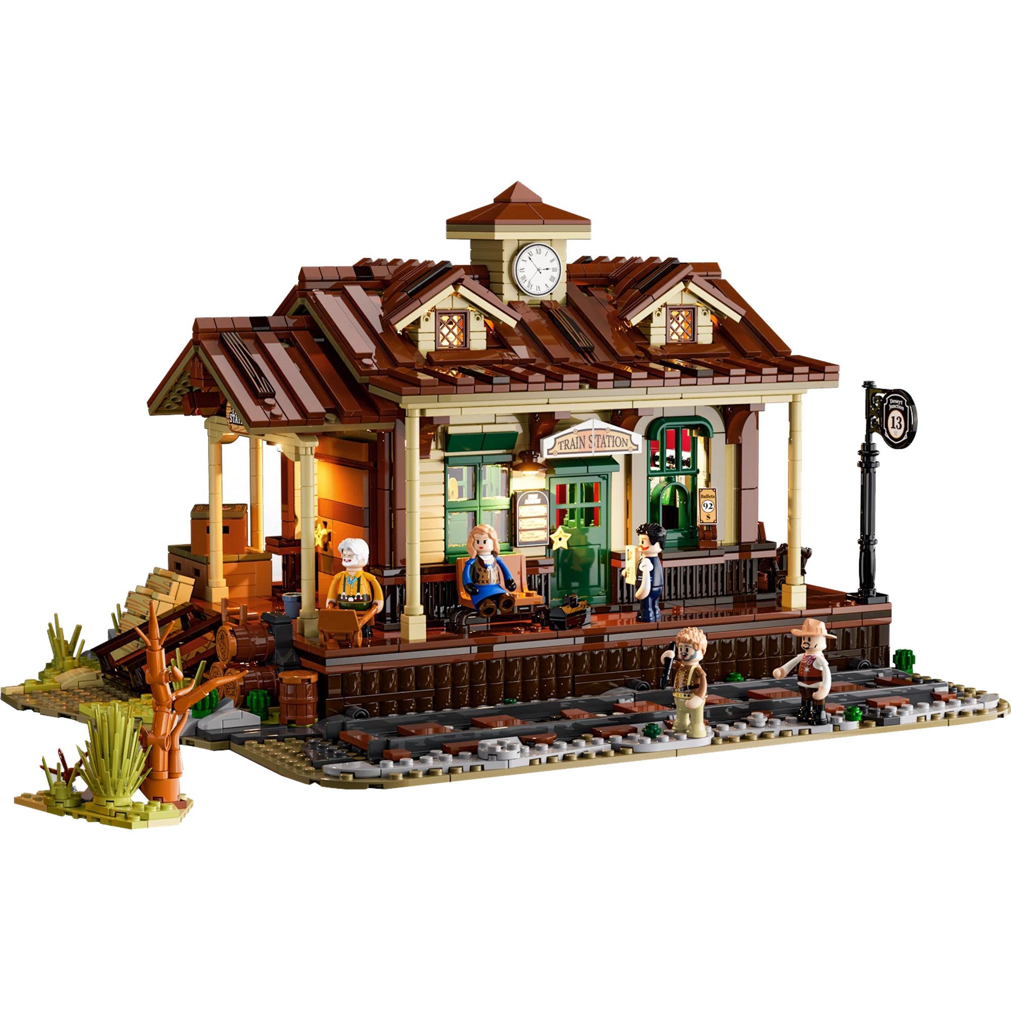 Lumibricks Lumibricks Westbahnhof, Konstruktionsspielzeug Spielbausteine günstig online kaufen