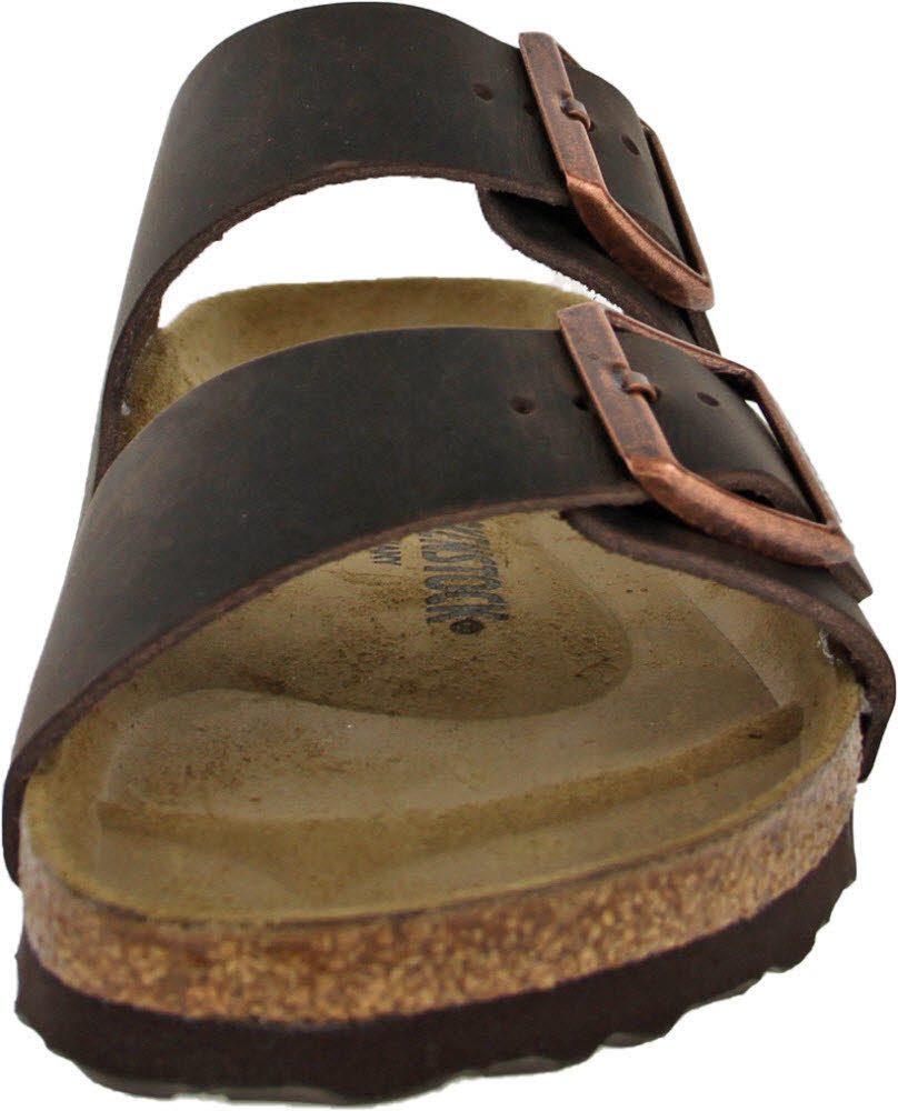 Birkenstock Birkenstock Arizona braun Fettleder Keilpantolette günstig online kaufen