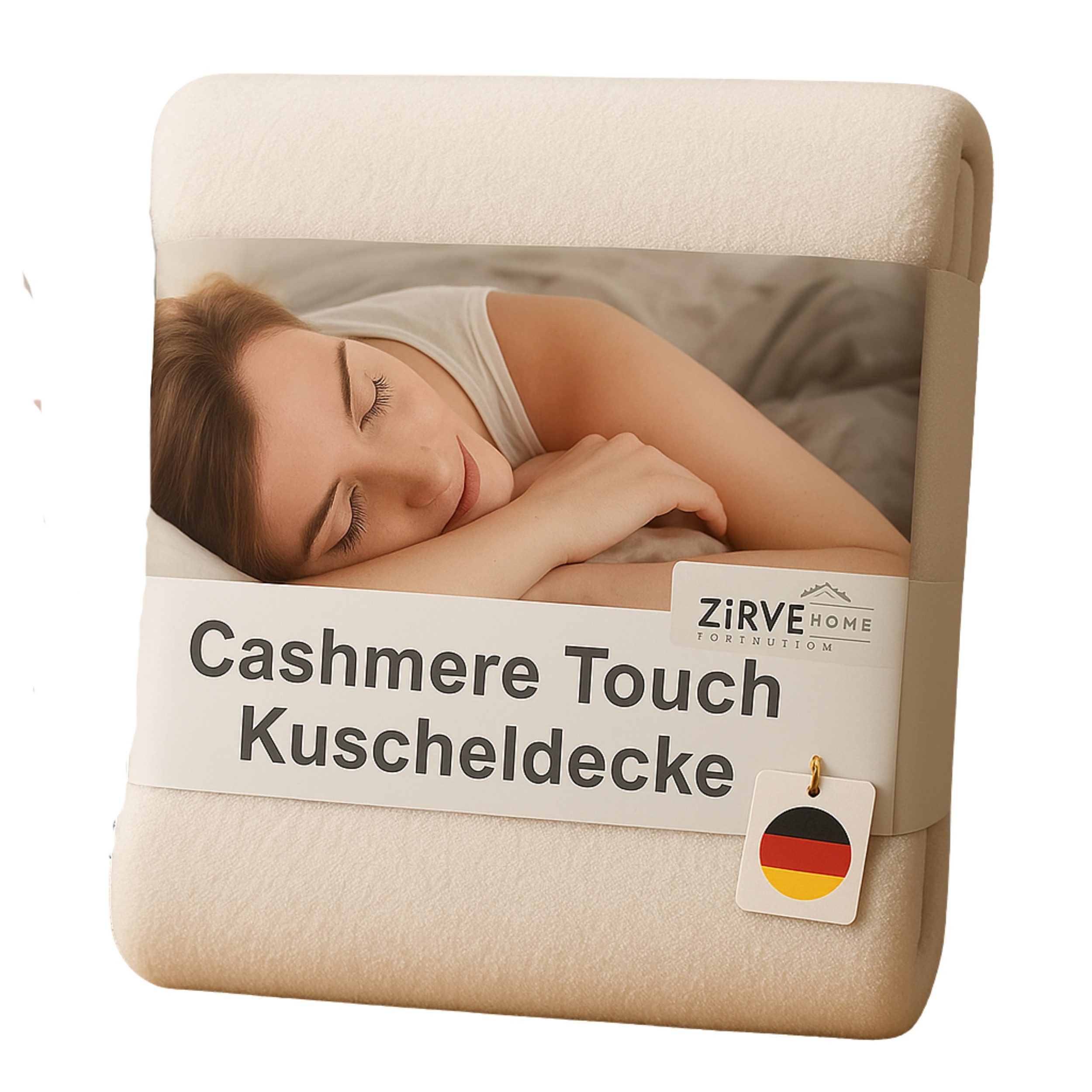 Wohndecke Kuscheldecke, ZIRVEHOME, CashmereTouch Wohndecke Fleece decke Kuschelig weich & Flauschig