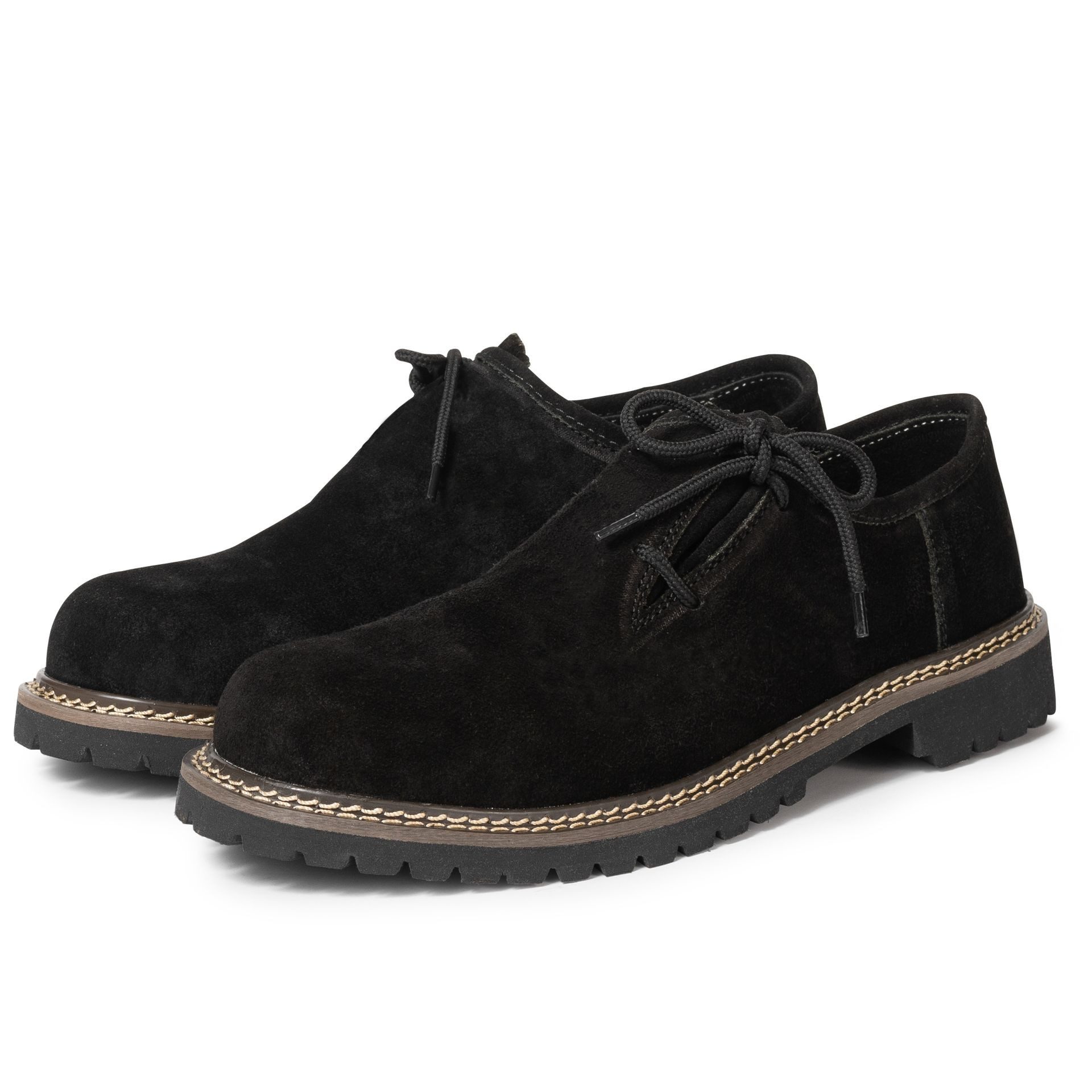 PAULGOS Trachtenschuhe Trachten Schuhe Haferl Schnürschuh 100% Echtleder Haferlschuh
