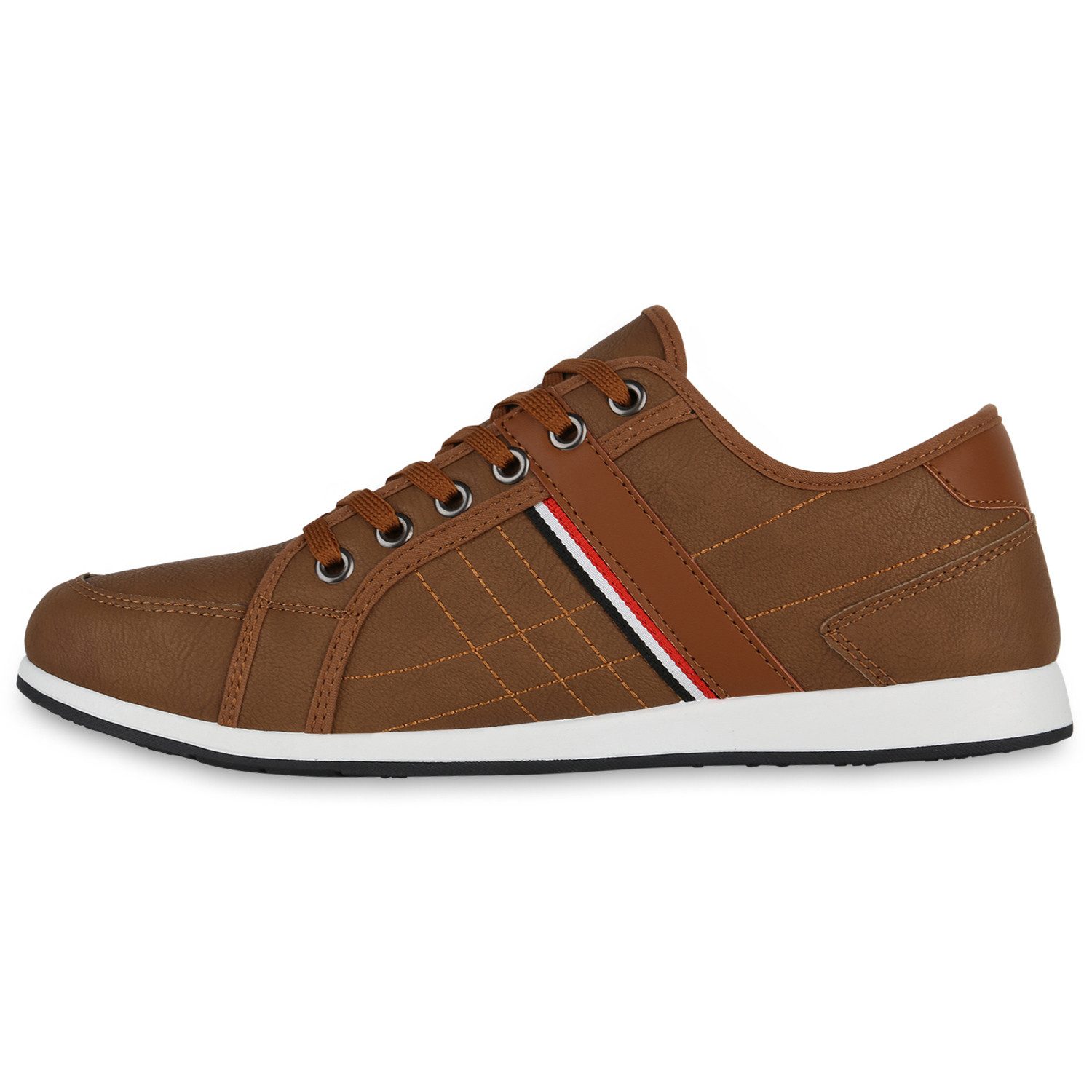 VAN HILL 840515 Sneaker Herren Sneaker Low Bequeme Schnürer Basic günstig online kaufen