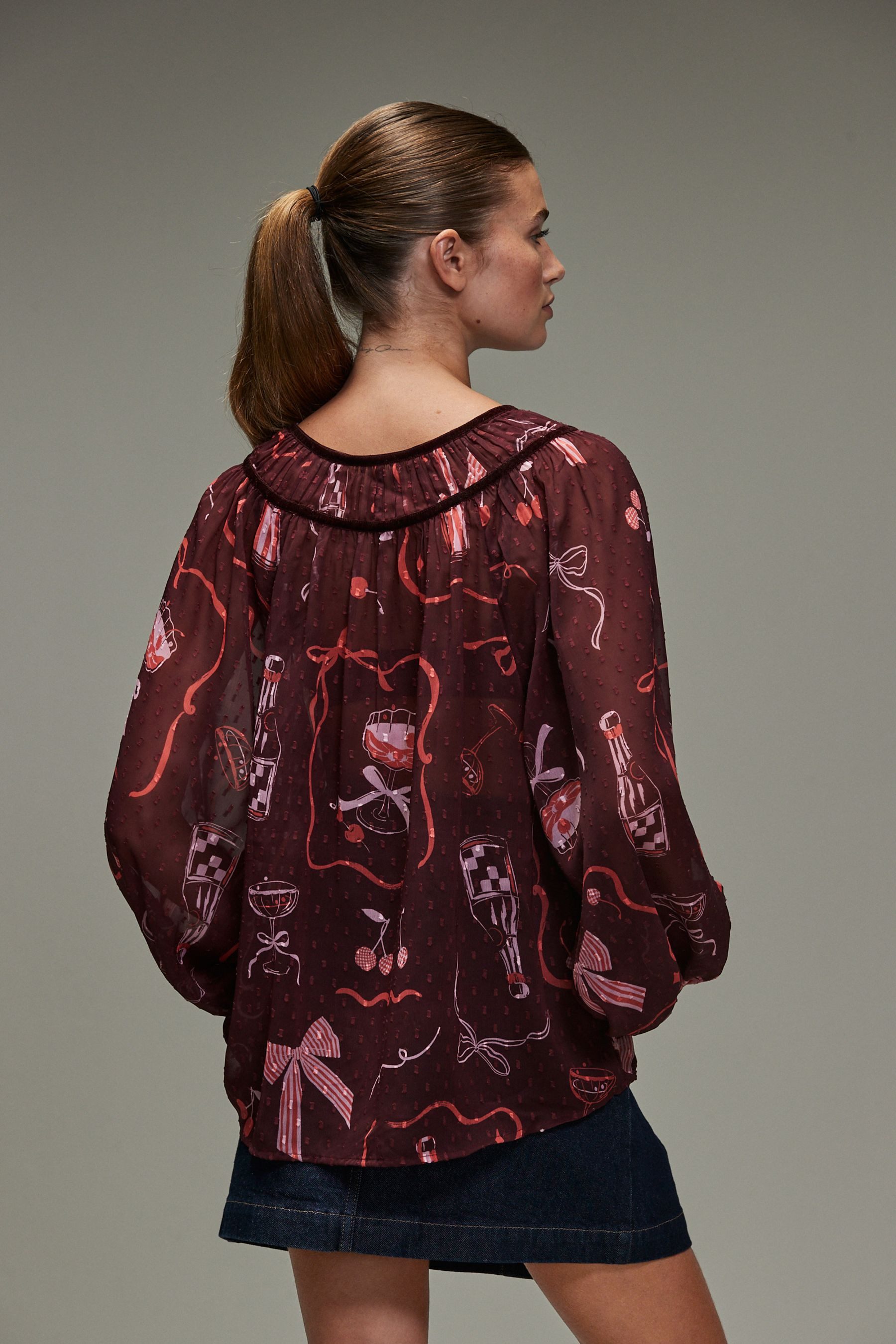 Next Langarmbluse Bluse mit langen Ärmeln günstig online kaufen