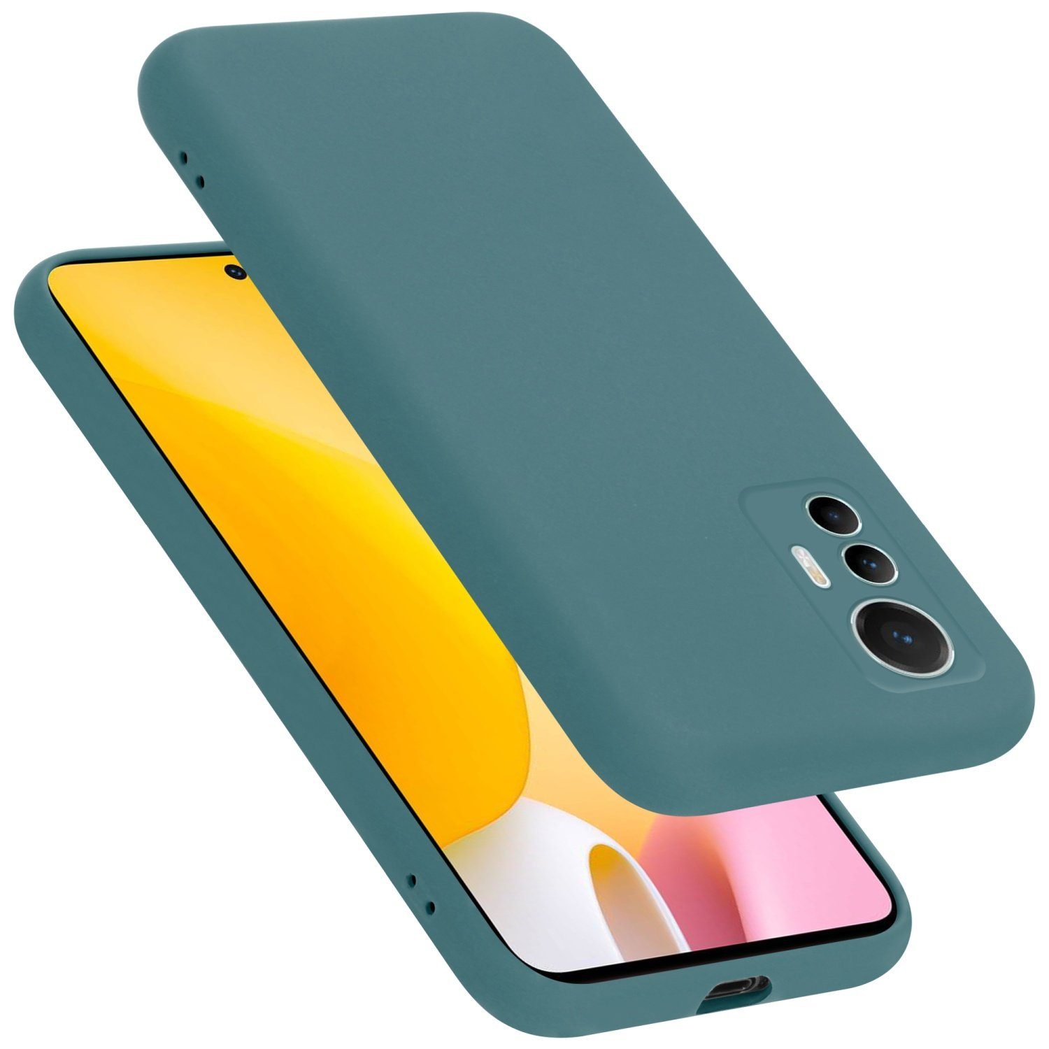 Cadorabo Handyhülle für Xiaomi 12 LITE Hülle Xiaomi 12 LITE, Flexible Hülle TPU Silikon Schutzhülle Back Cover Case