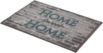 Fußmatte Miabella 1669, home sweet home, ASTRA, rechteckig, Höhe: 7 mm, Schmutzfangmatte, mit Spruch, In -und Outdoor geeignet