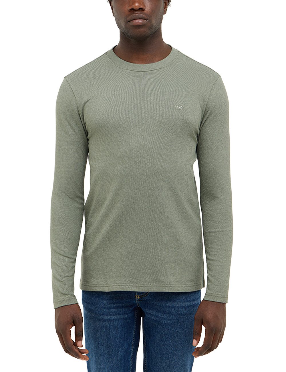 MUSTANG Langarmshirt Herren Style Asheville günstig online kaufen