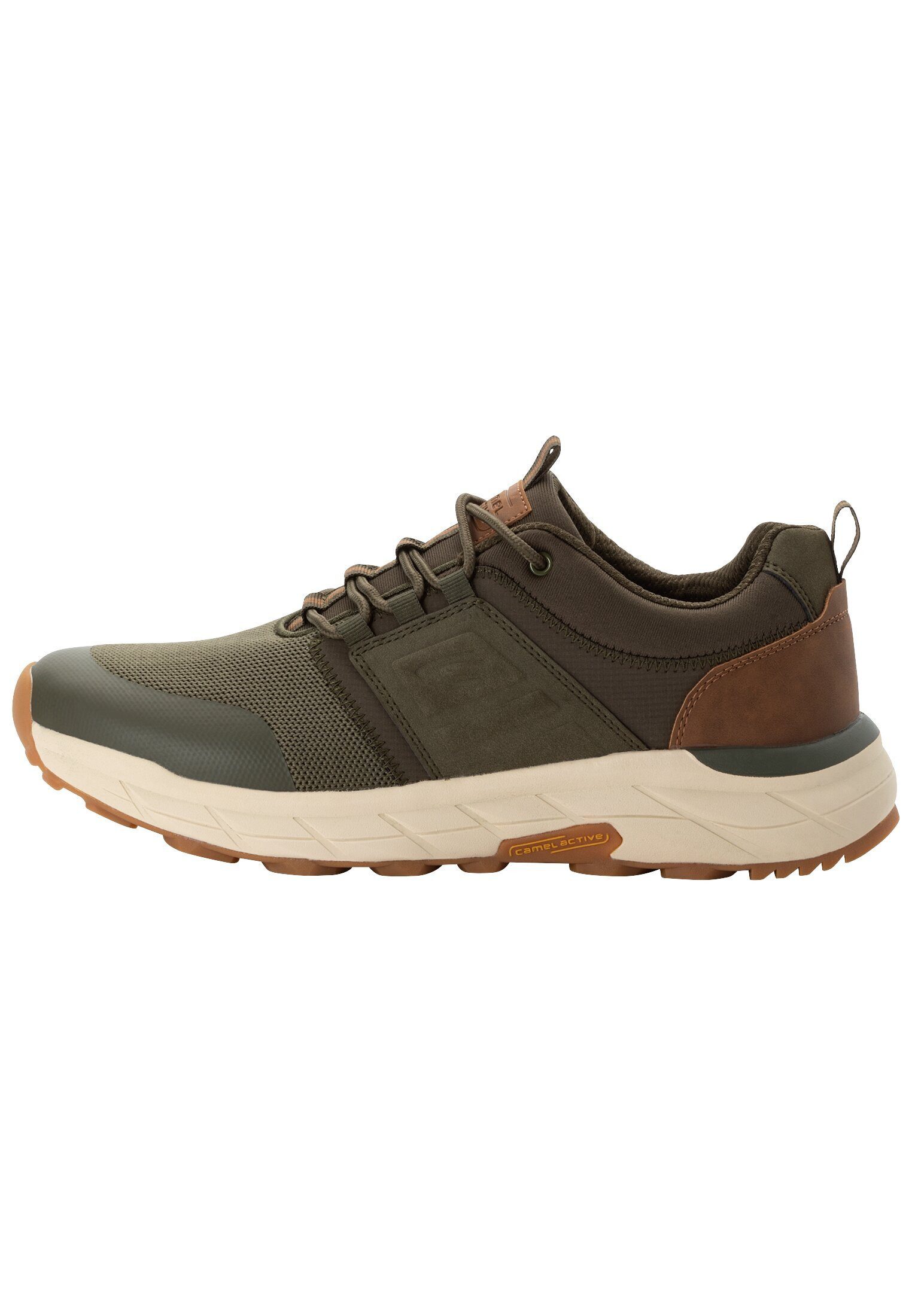 mit Lederbesatz Sneaker