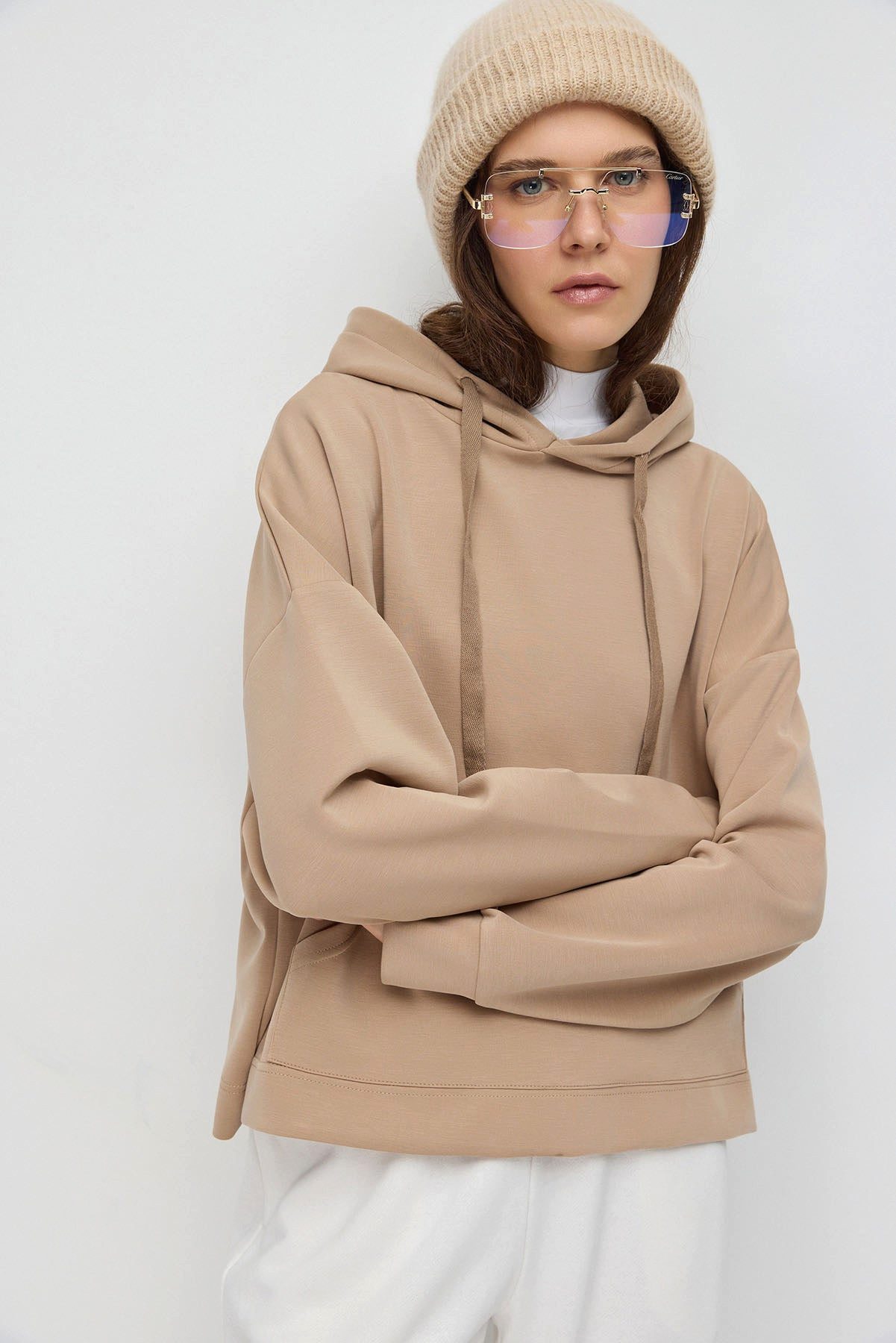 No Matter What Kapuzenpullover Kapuzensweatshirt aus weichem Stoff günstig online kaufen