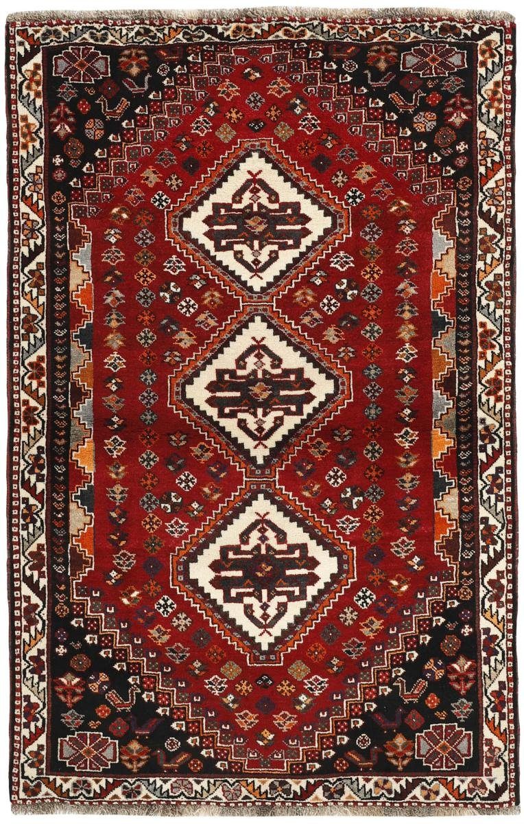 Orientteppich Ghashghai 113x176 Handgeknüpfter Orientteppich / Perserteppich, Nain Trading, rechteckig, Höhe: 12 mm