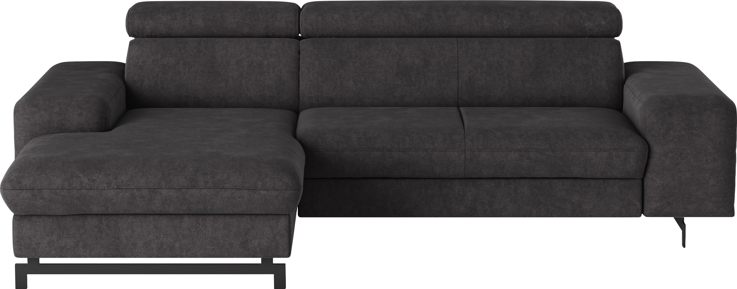 COTTA Ecksofa "Emma L-Form", mit Kopfteilverstellung, wahlweise mit Bettfun günstig online kaufen