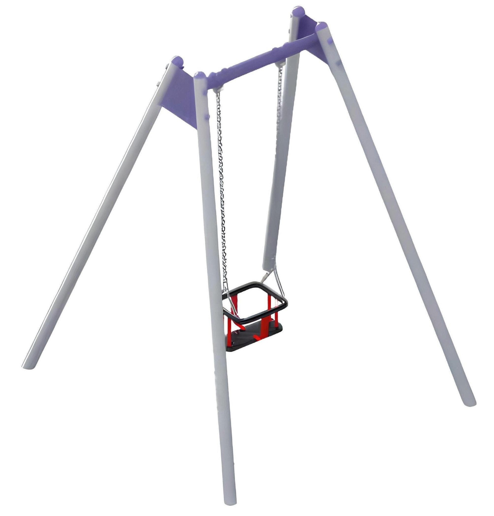 JVmoebel Einzelschaukel Spielbereich mit Schaukelstuhl, Slackline und Kinderkarussell, Made in Europa