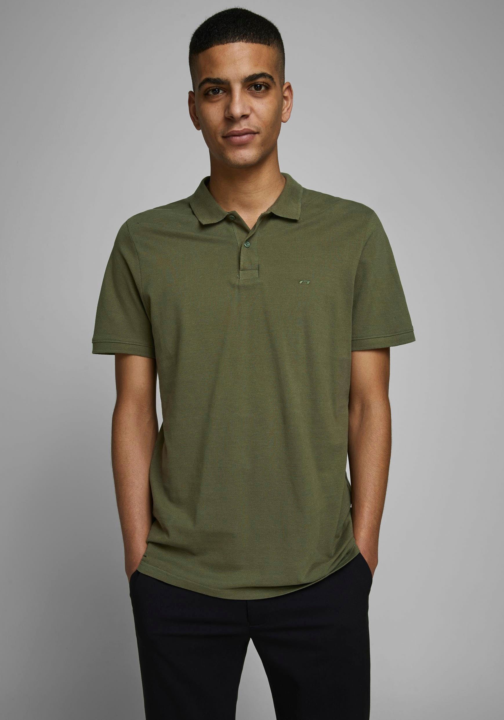 Jack & Jones Poloshirt BASIC POLO Olive Night