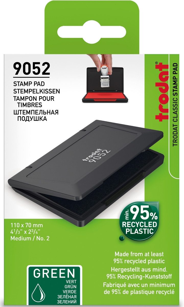 TRODAT Марки Маркиkissen 9052 11x7cm Kunststoff grün