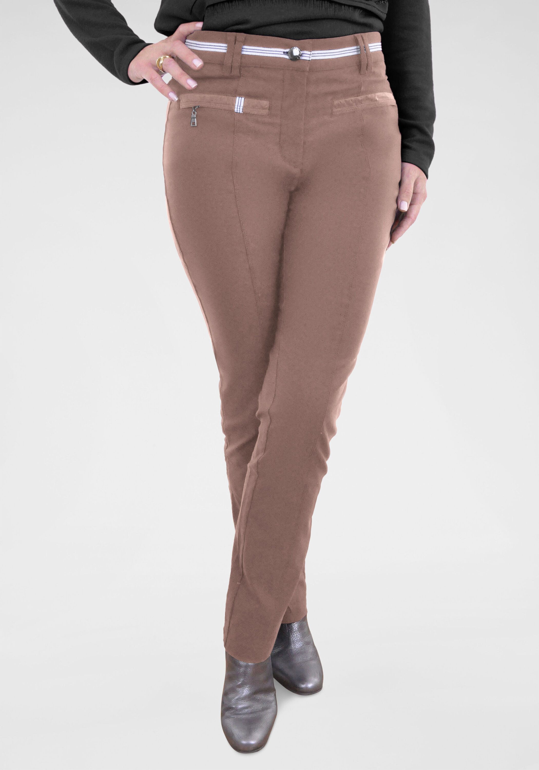 NAVIGAZIONE Stoffhose mit angerauter Innenseite günstig online kaufen